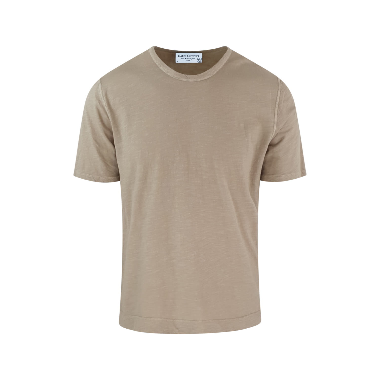 Haris Cotton Neutrals Basic Cotton Men's T-shirt - Beach Sand