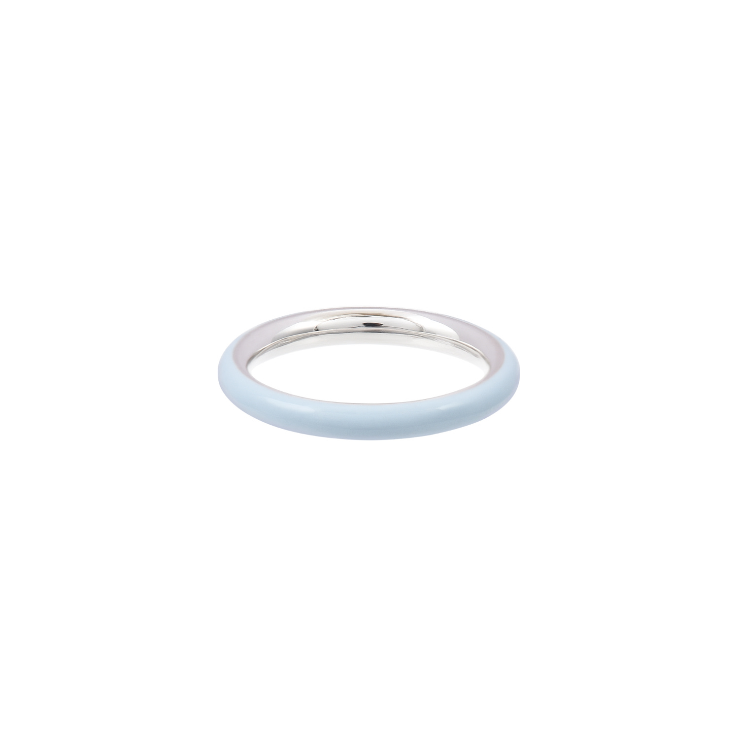 &lottie Women's Black / Silver Uno Saltwater Slide Ring