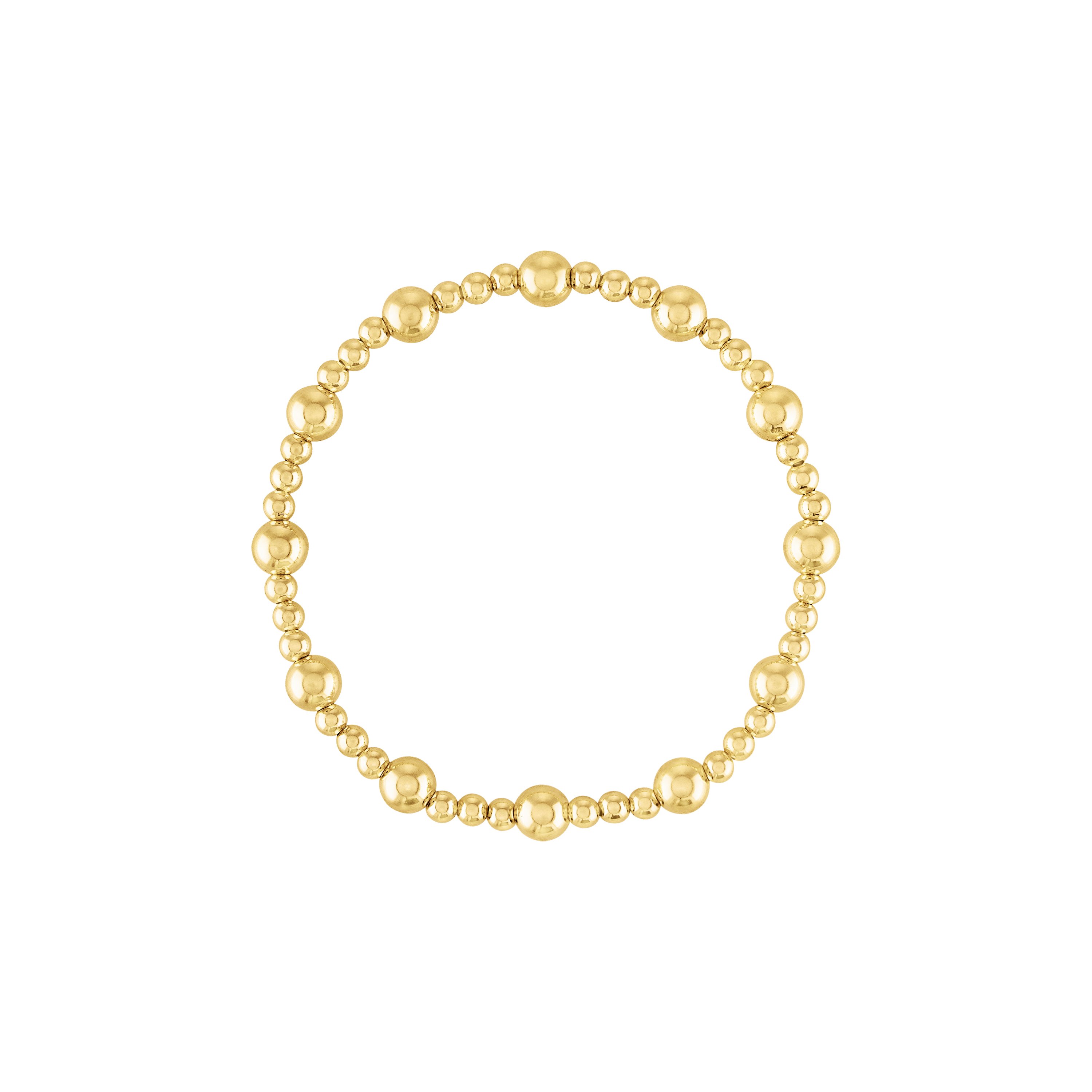 Women’s Multi Golden Bead Bracelet Olivia Le