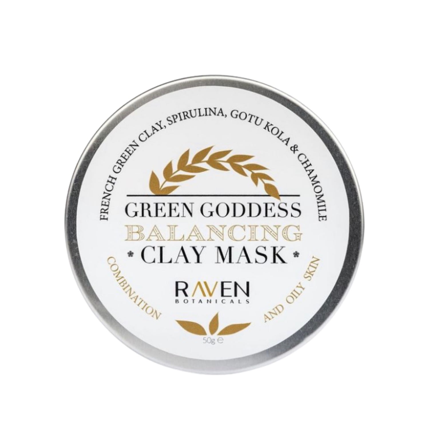 Green Goddess Balancing Clay Mask Raven Botanicals