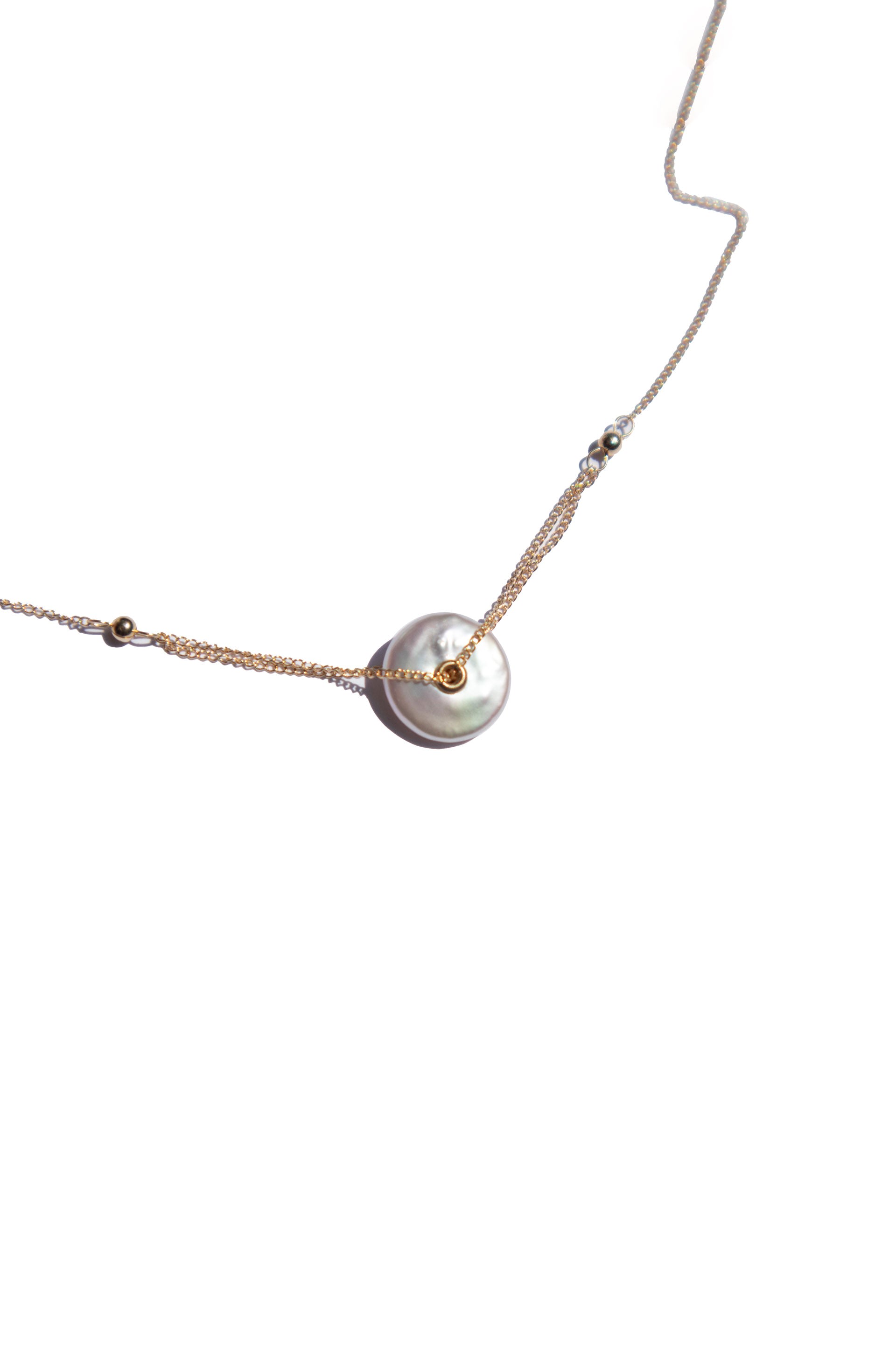 Seree Women's White Mabel Pendant Pearl Necklace In Gold