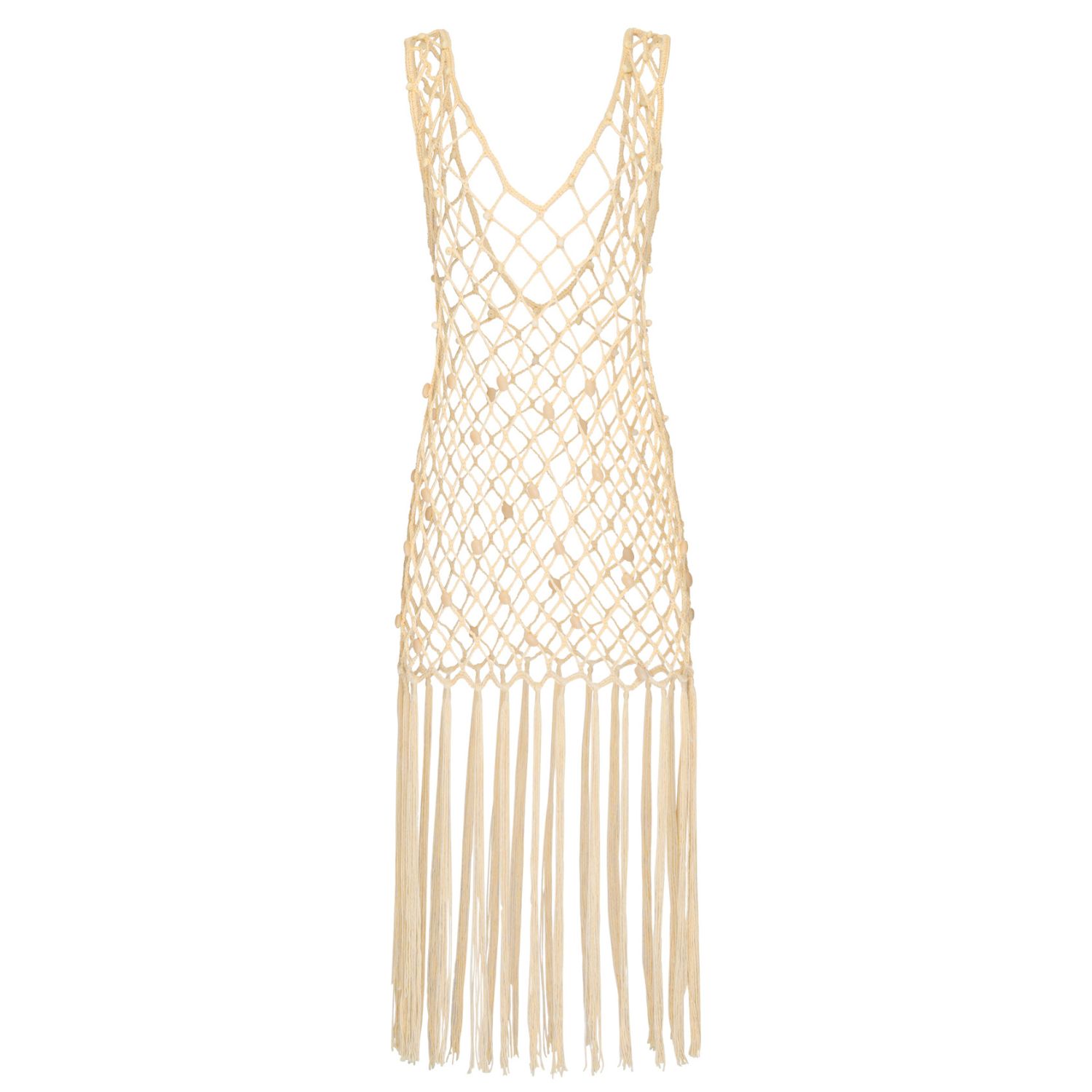 State Of Georgia Women's Neutrals Lolita Crochet Overlay Buttermilk