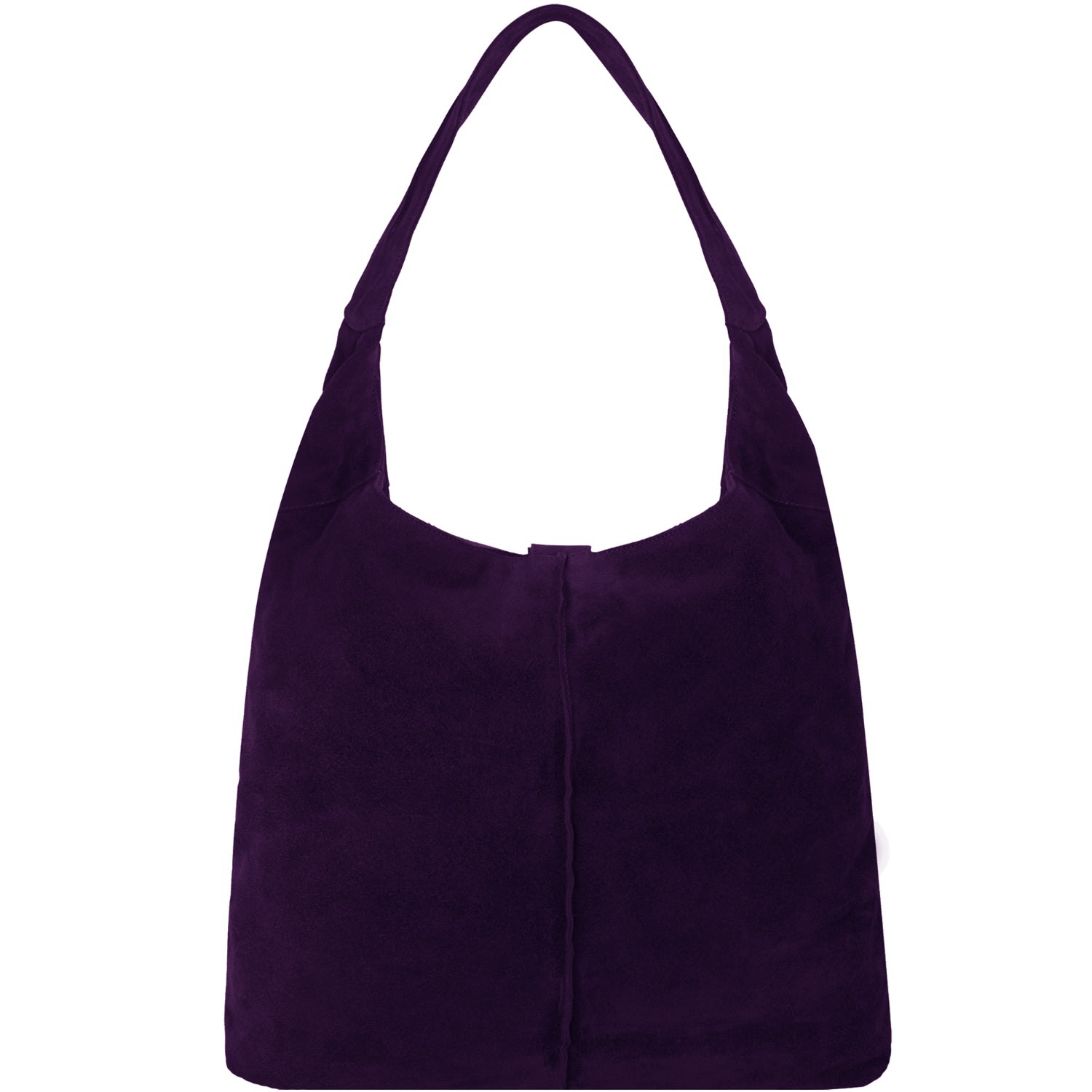 Women’s Pink / Purple Purple Large Soft Suede Hobo Shoulder Bag Bxxan One Size Brix+Bailey