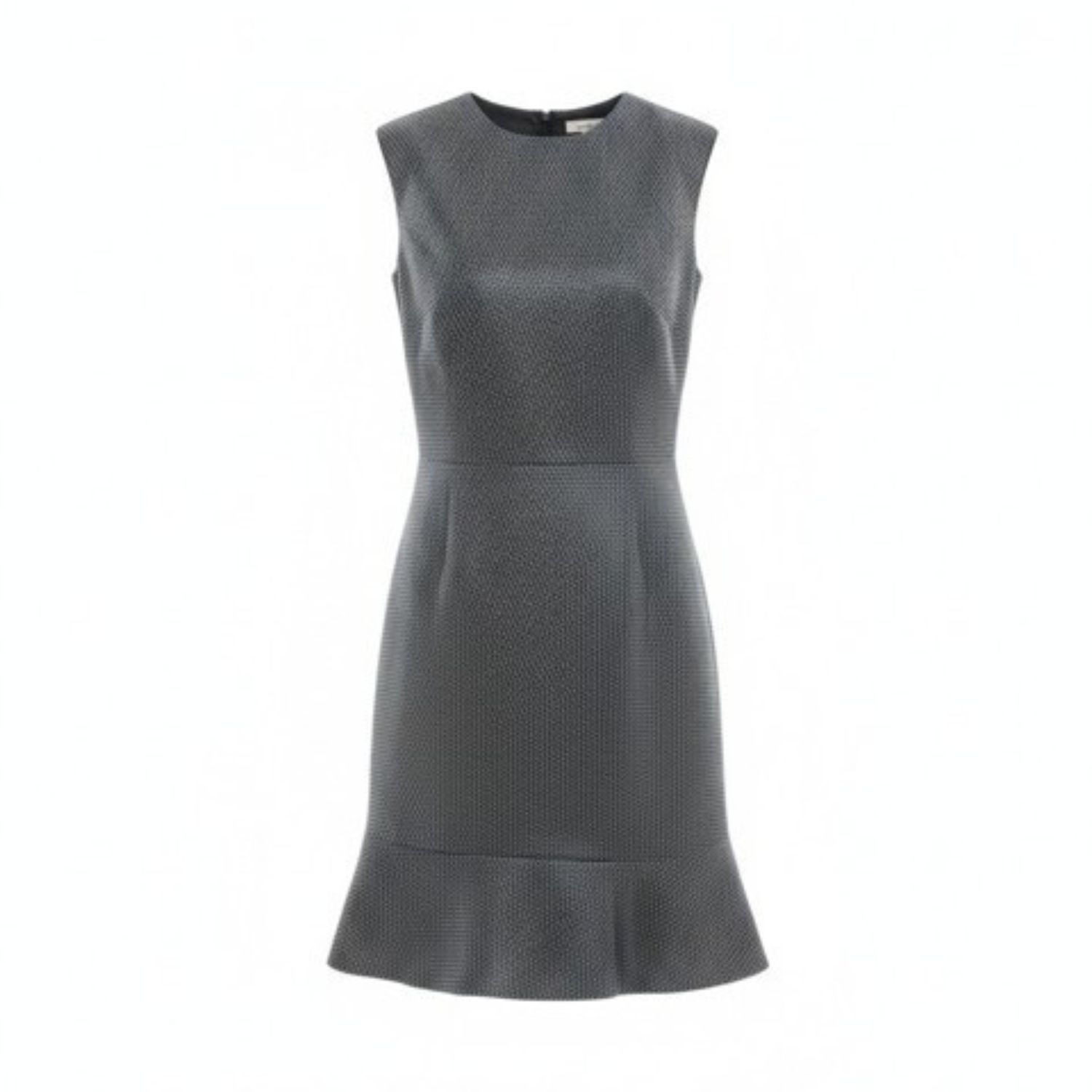 Inavati Women's Grey Mini Dress With Ruffles At The Bottom In Gray