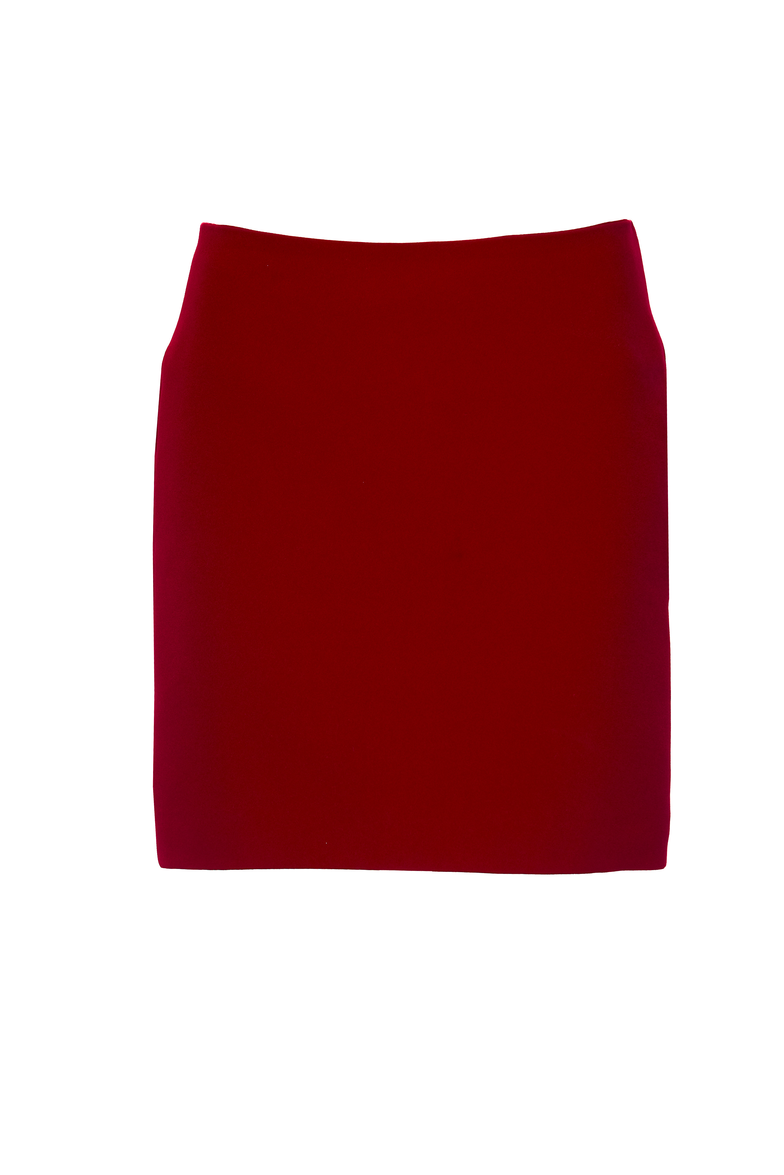 Women’s Afina - Crepe Mini Skirt In Red Small Twin by Tare Isaac