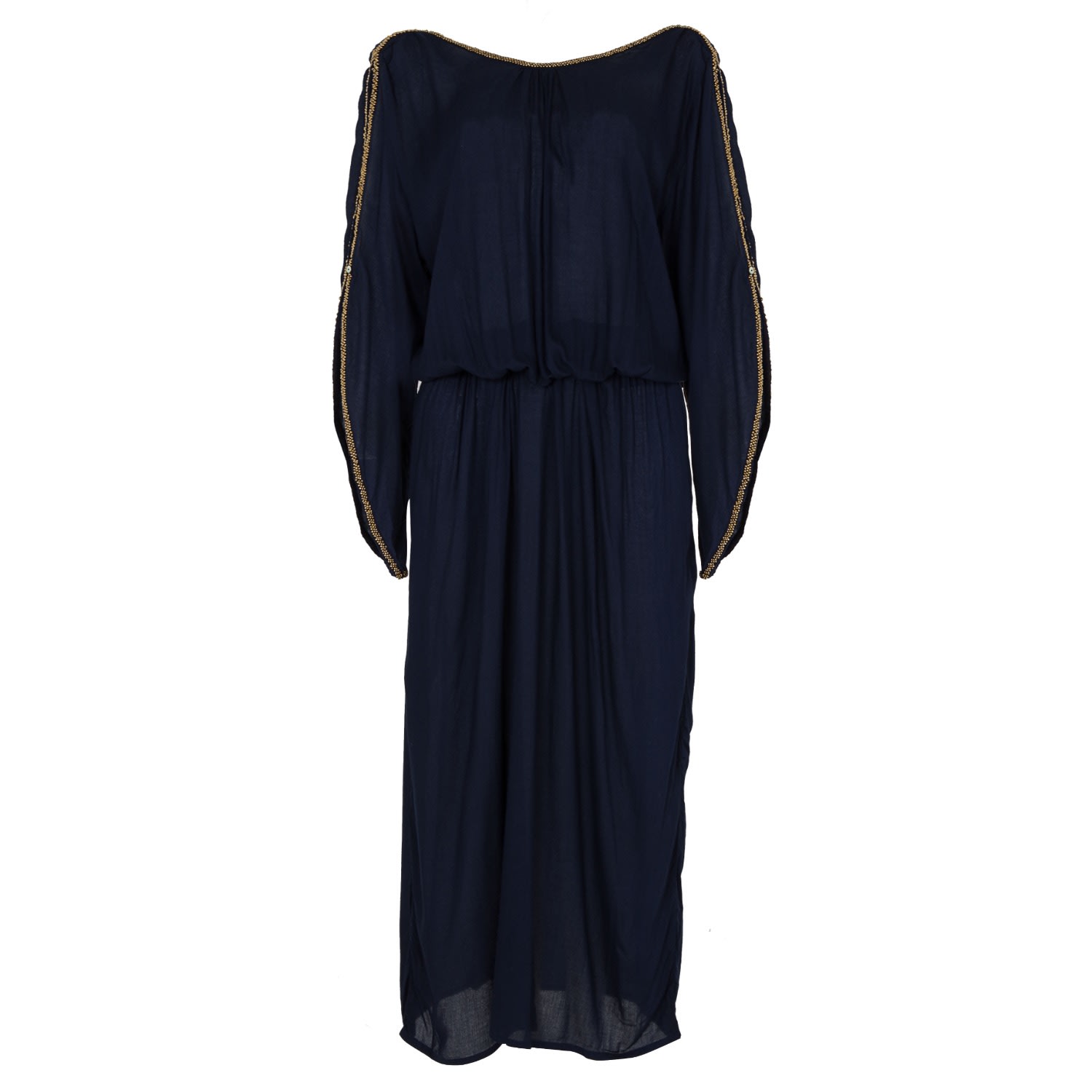 House Of Dharma Women's Blue The Aphrodite Maxi Kaftan Navy In Blue