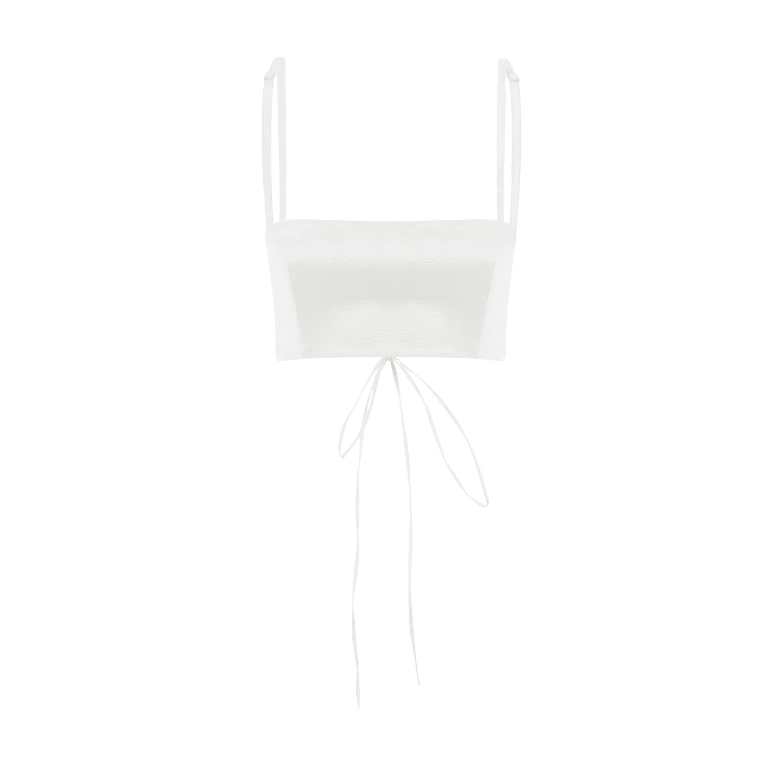 Nazli Ceren Women's White Lalia Crepe Top In Blanche In White