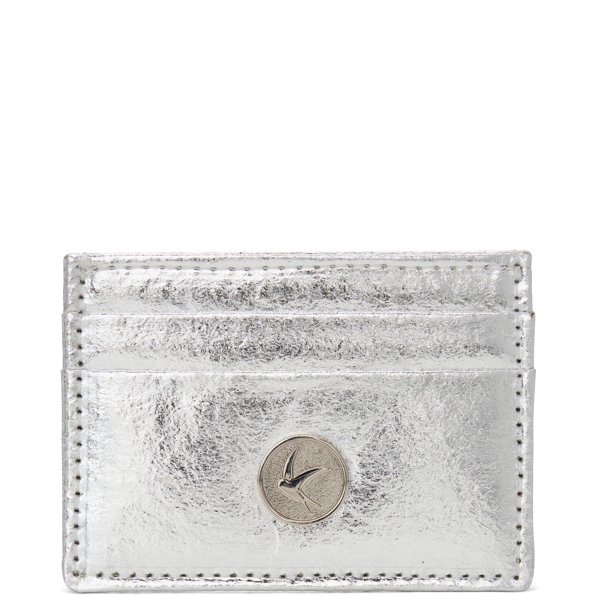 Women’s Mia Card Case - Silver Piñatex Svala