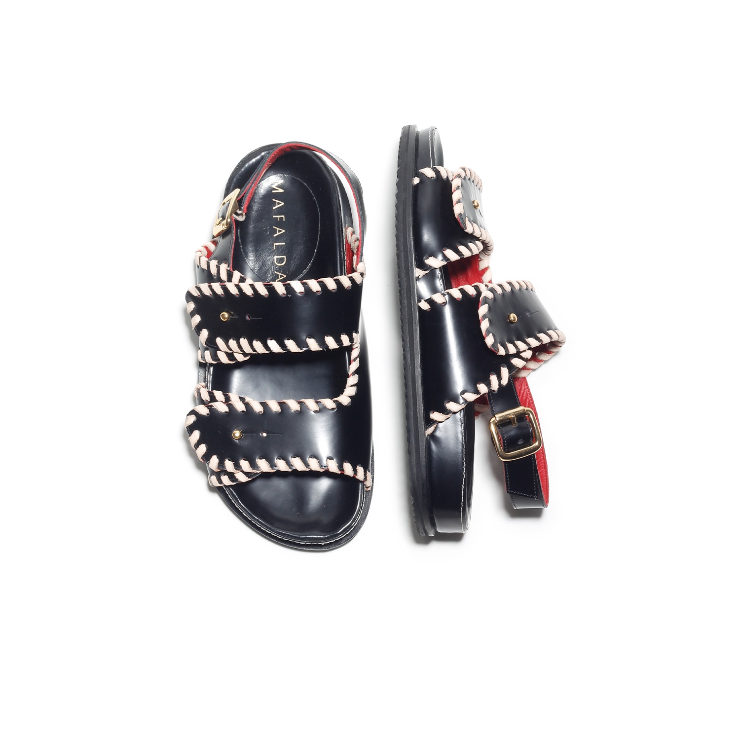 Mafalda Women's Lena Black Sandals In Black