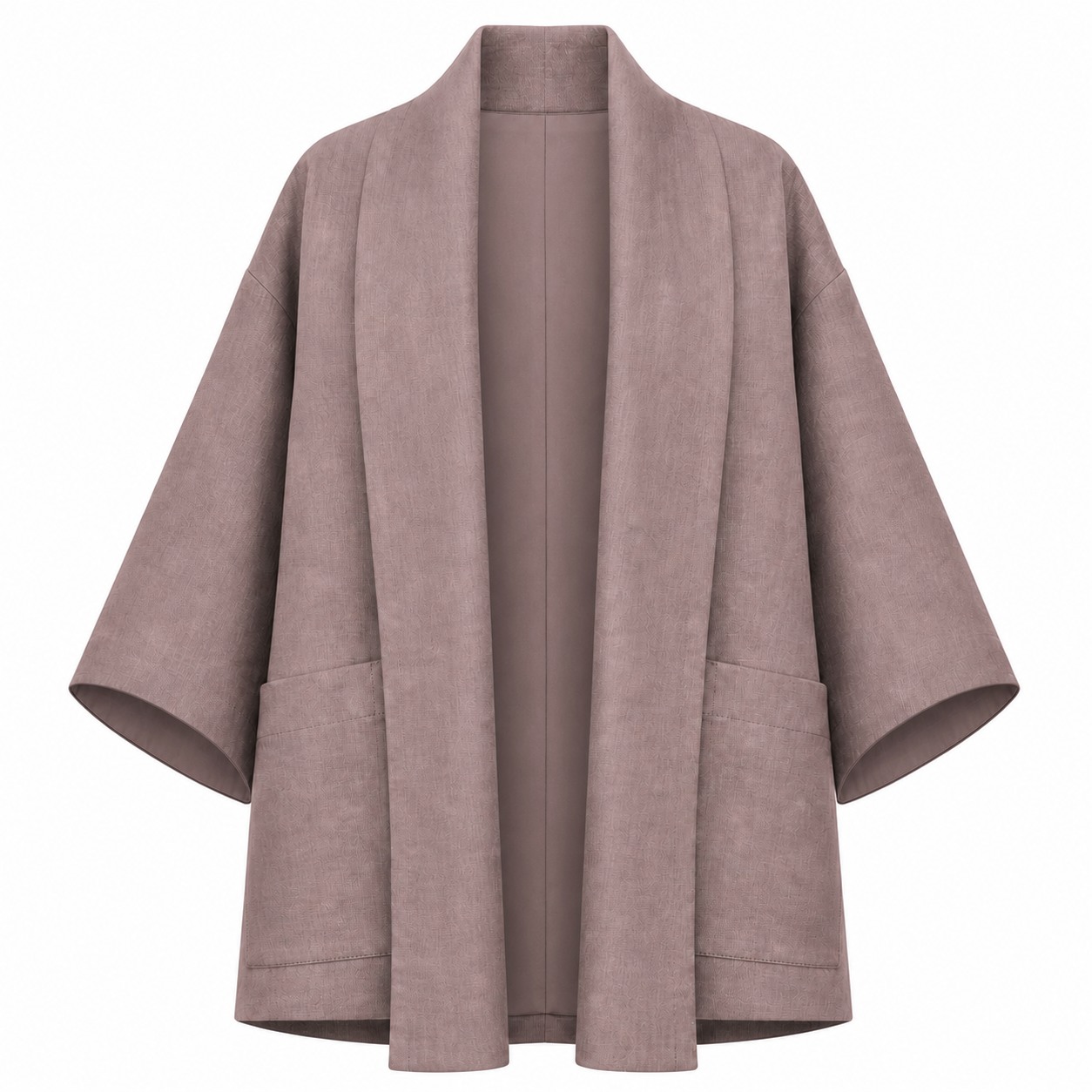 Women's Brown The Duality Linen Jacket - Coffee | One Size | Lumina Eligma