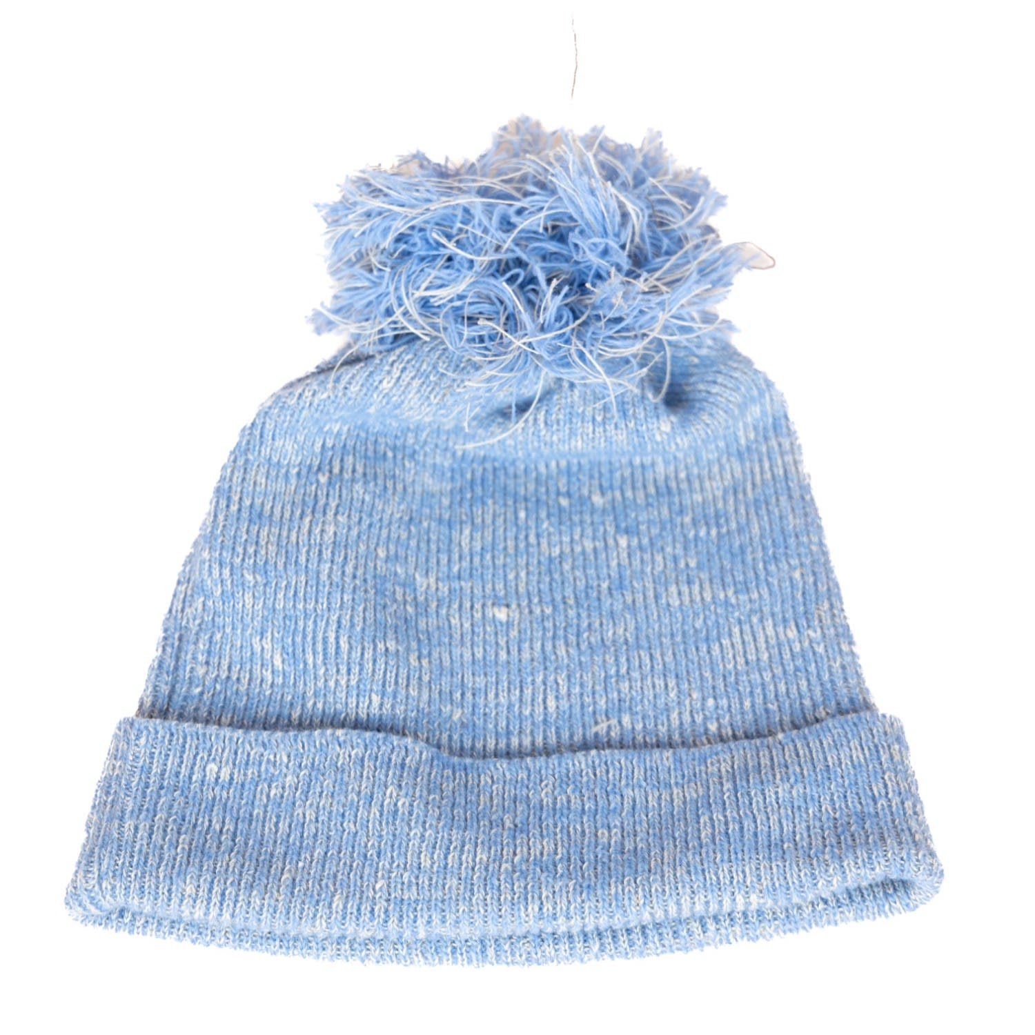 Women’s The Hemp Wool Bobble Beanie - Sky Blue One Size De Ionescu Est. 2019