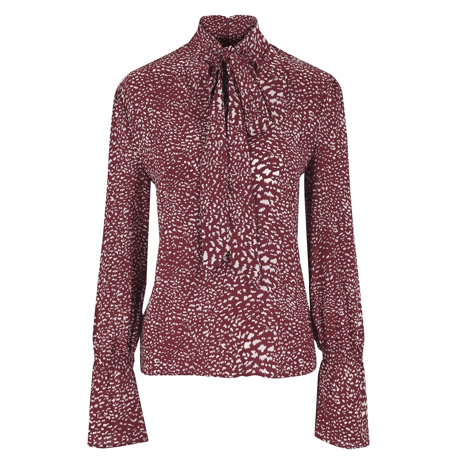 Numbat Women's Red Genevieve Silk Blouse In Red