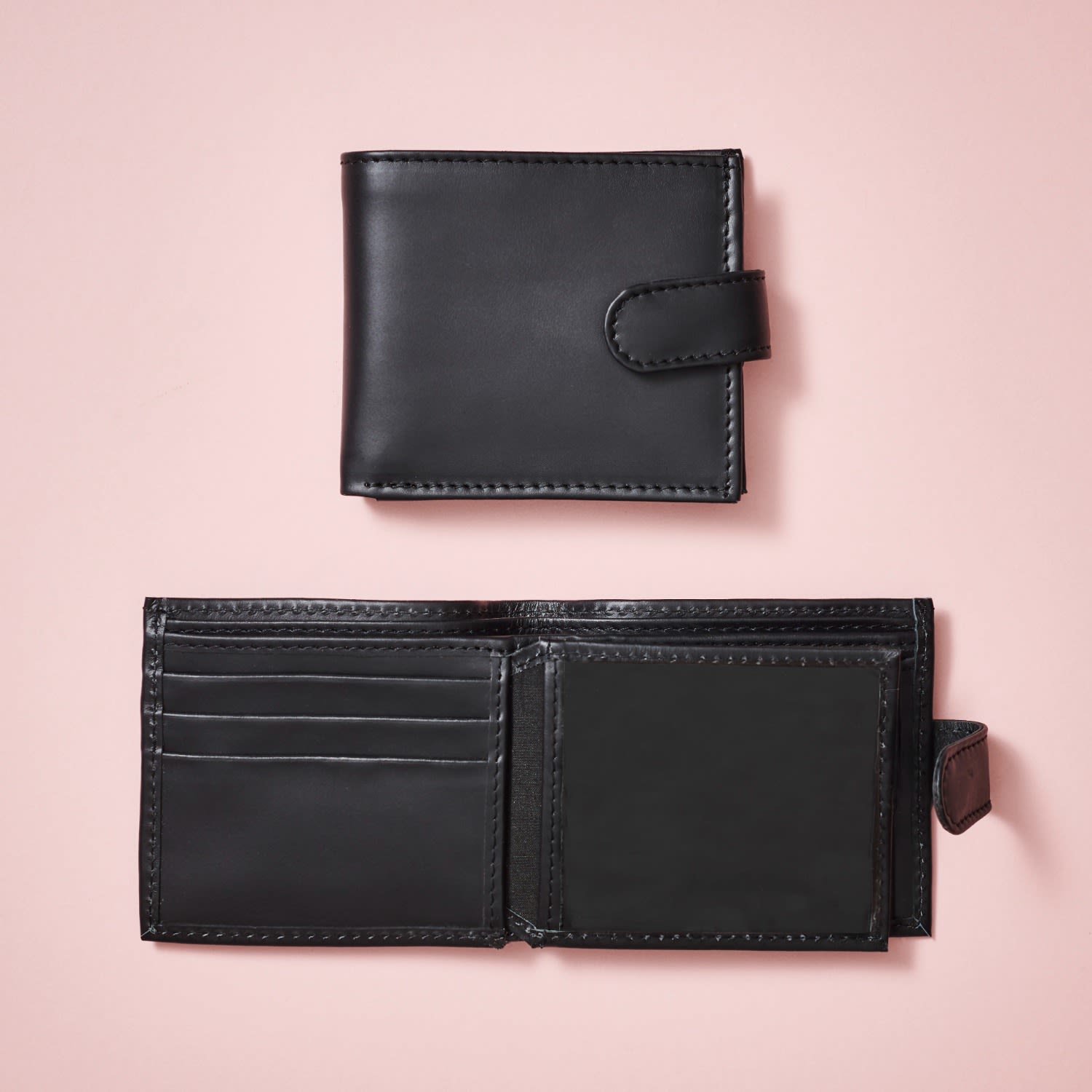 Vida Black Leather Tri Fold Wallet With Rfid | VIDA VIDA | Wolf