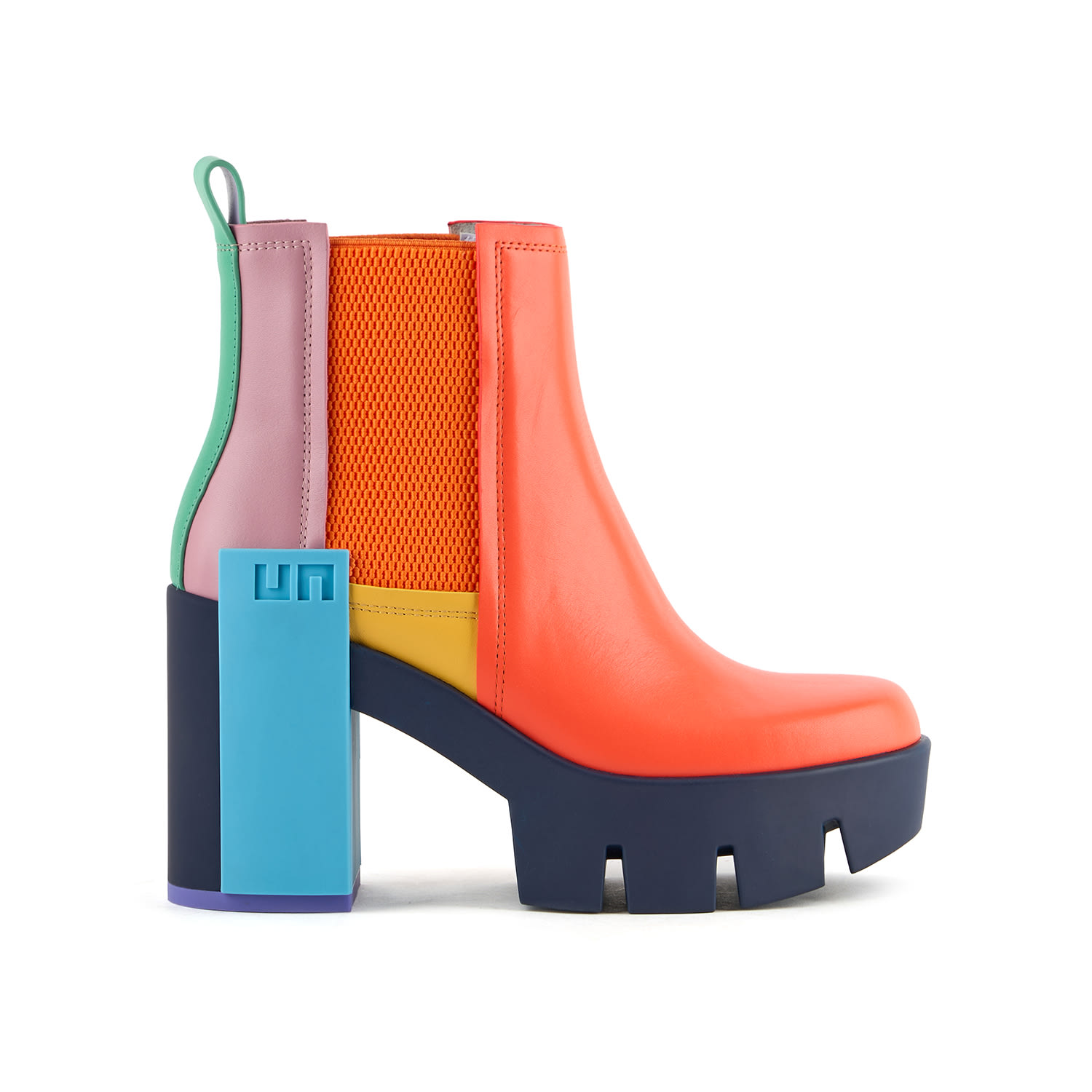 United Nude Women's Orange / Blue Grip Chelsea Mid Iv - Electric Rainbow In Multi