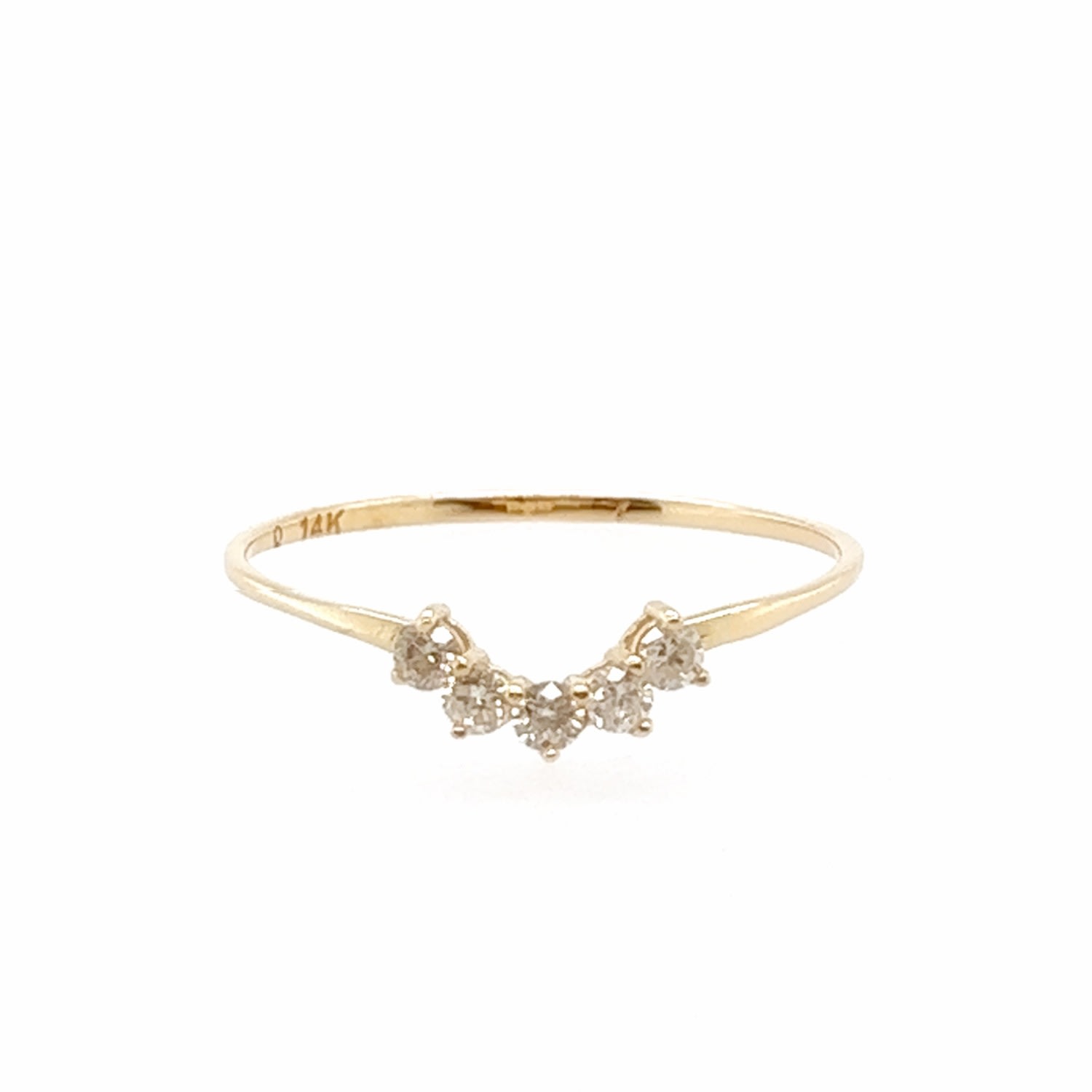 Women’s Gold Crown Stacking Ring Qori Nyc