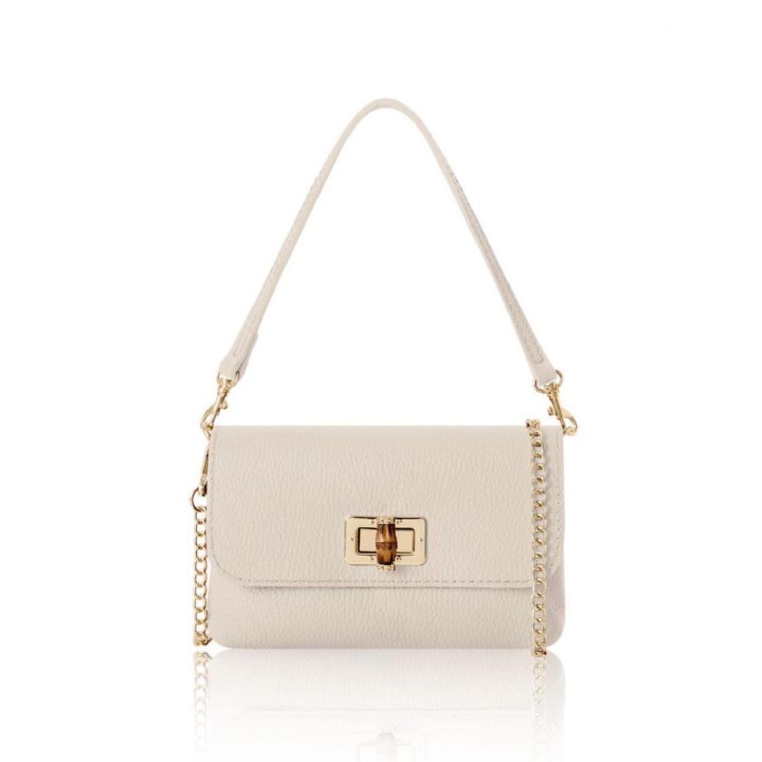 Betsy & Floss Women's Neutrals Jesi Handbag And Clutch Bag In Cream In White