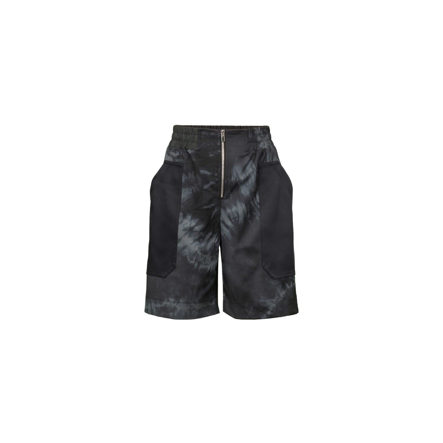 Women’s Black / Grey Fuel Shorts Hand-Painted Small Thefour