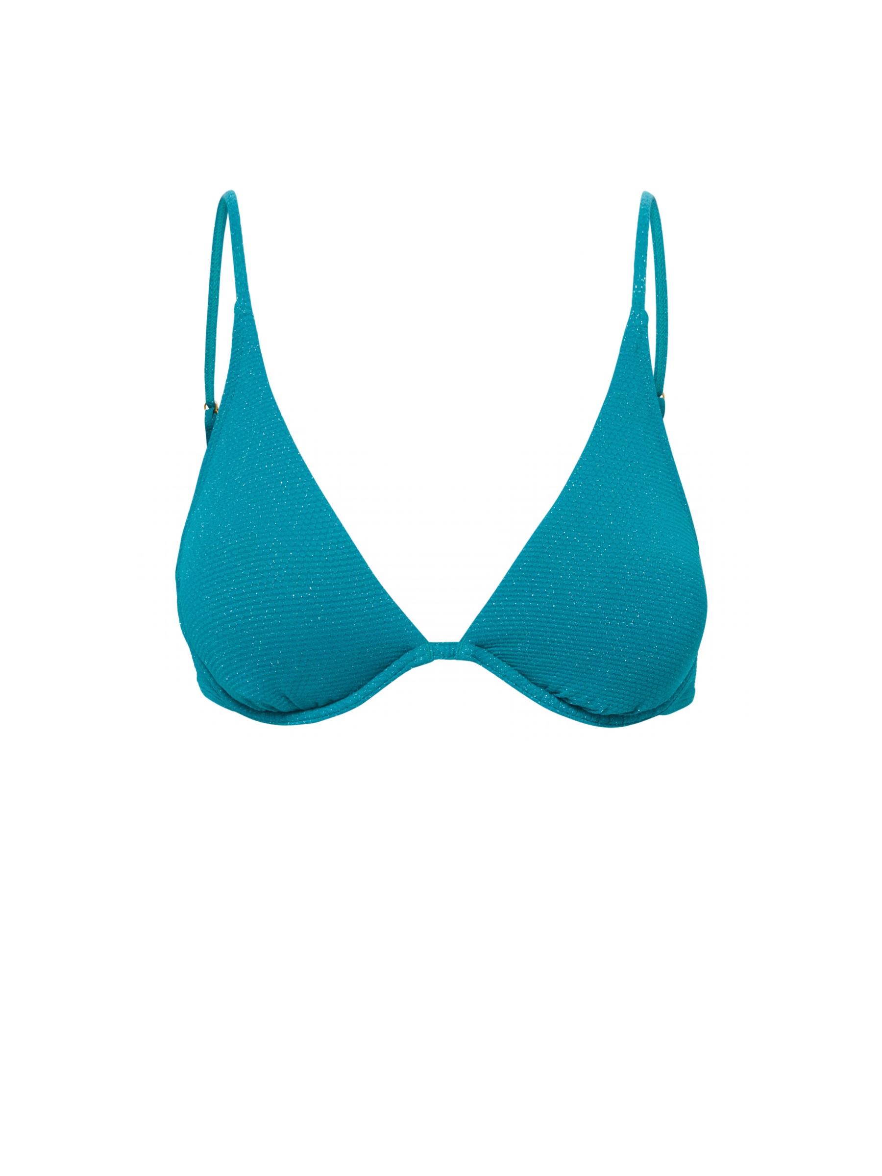 Change Of Scenery Women's Green / Blue Leah Top In Jungle Green Metallic In Green/blue