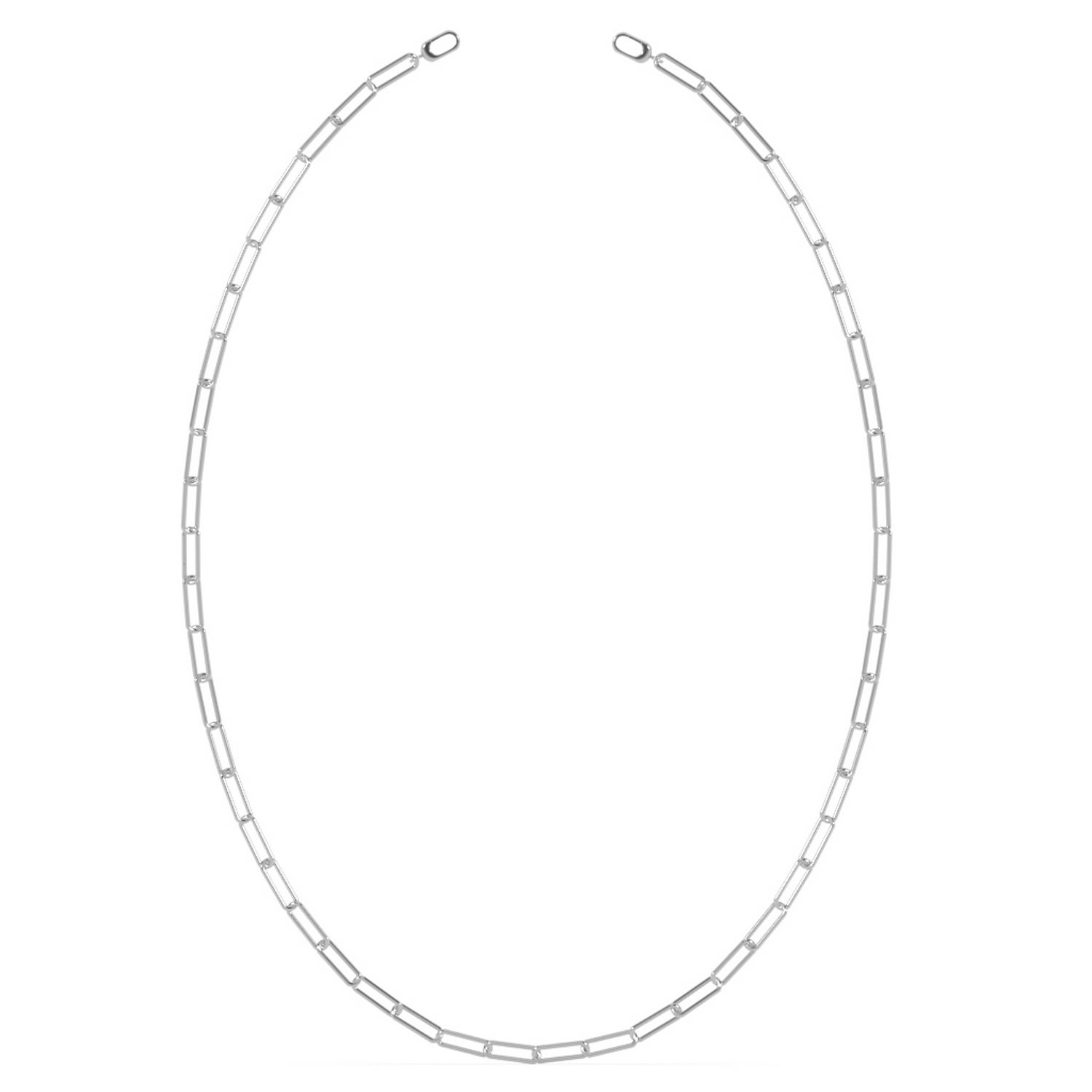 Oni Fine Jewelry Women's Silver Maxi Clip Long Chain / Waist Chain In Metallic