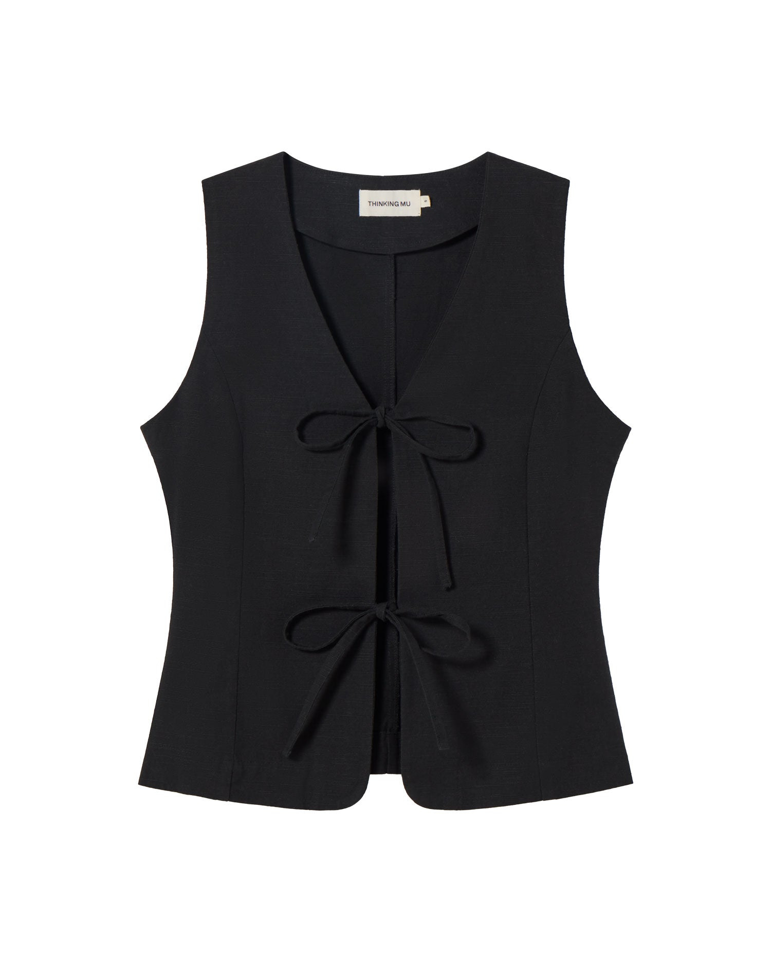 Thinking Mu Women's Black Top Elise In Black
