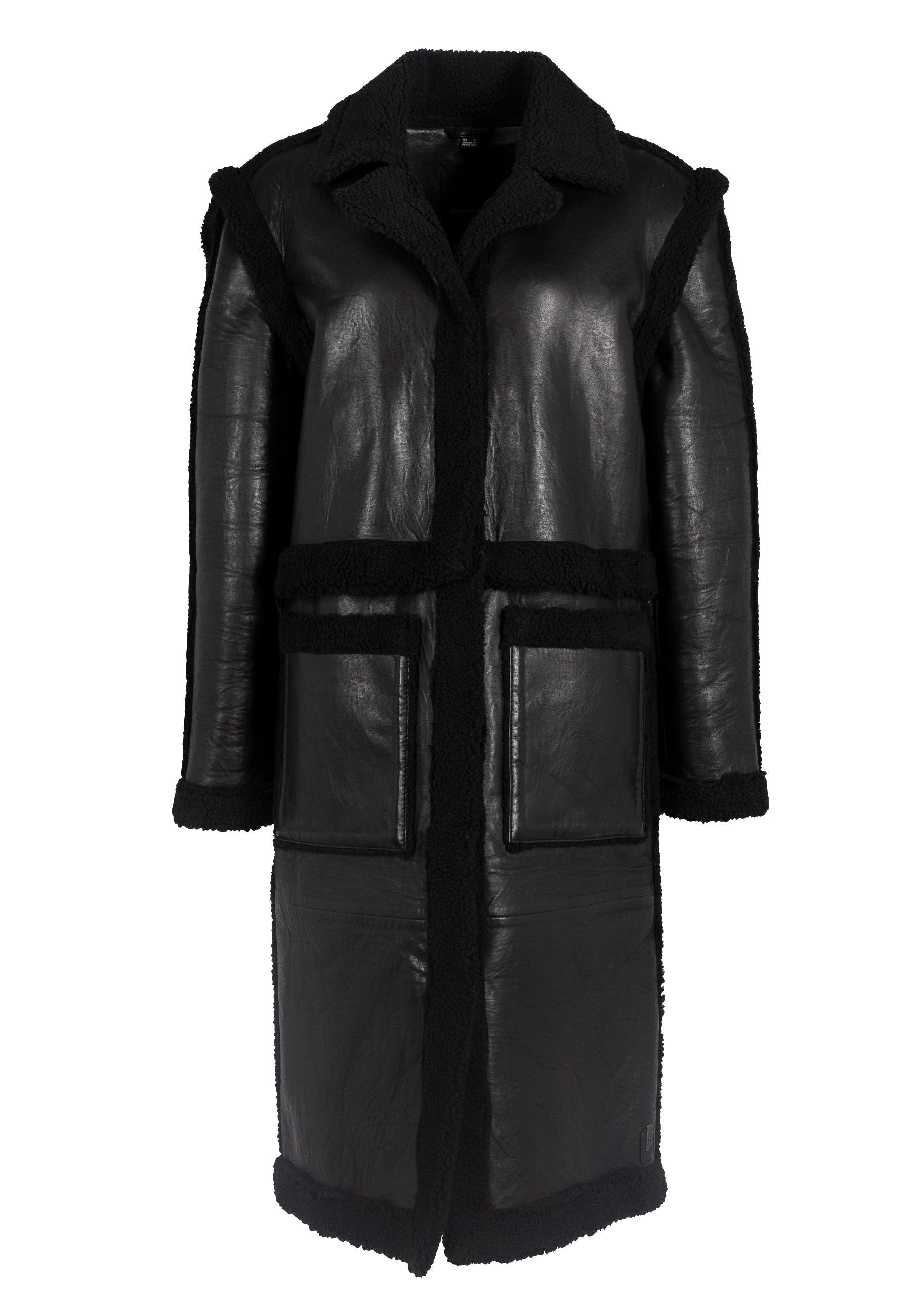 Mauritius Women's Tali Cf Leather Jacket, Black