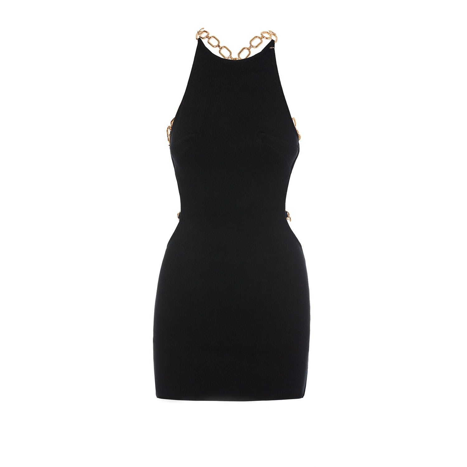 Women's Backless Knitted Dress Black | Extra Small | Nissa