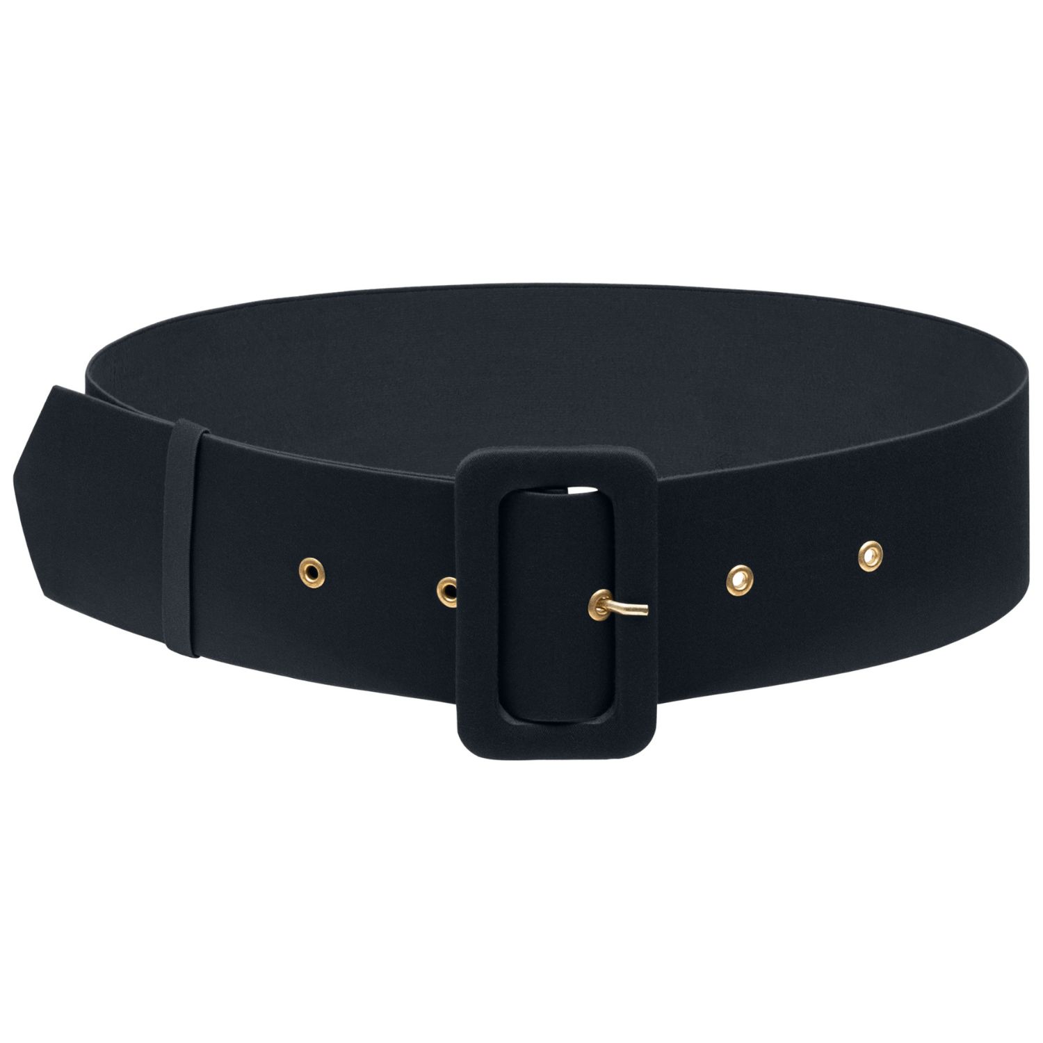 Marianna Déri Women's Black Buckle Belt In Black