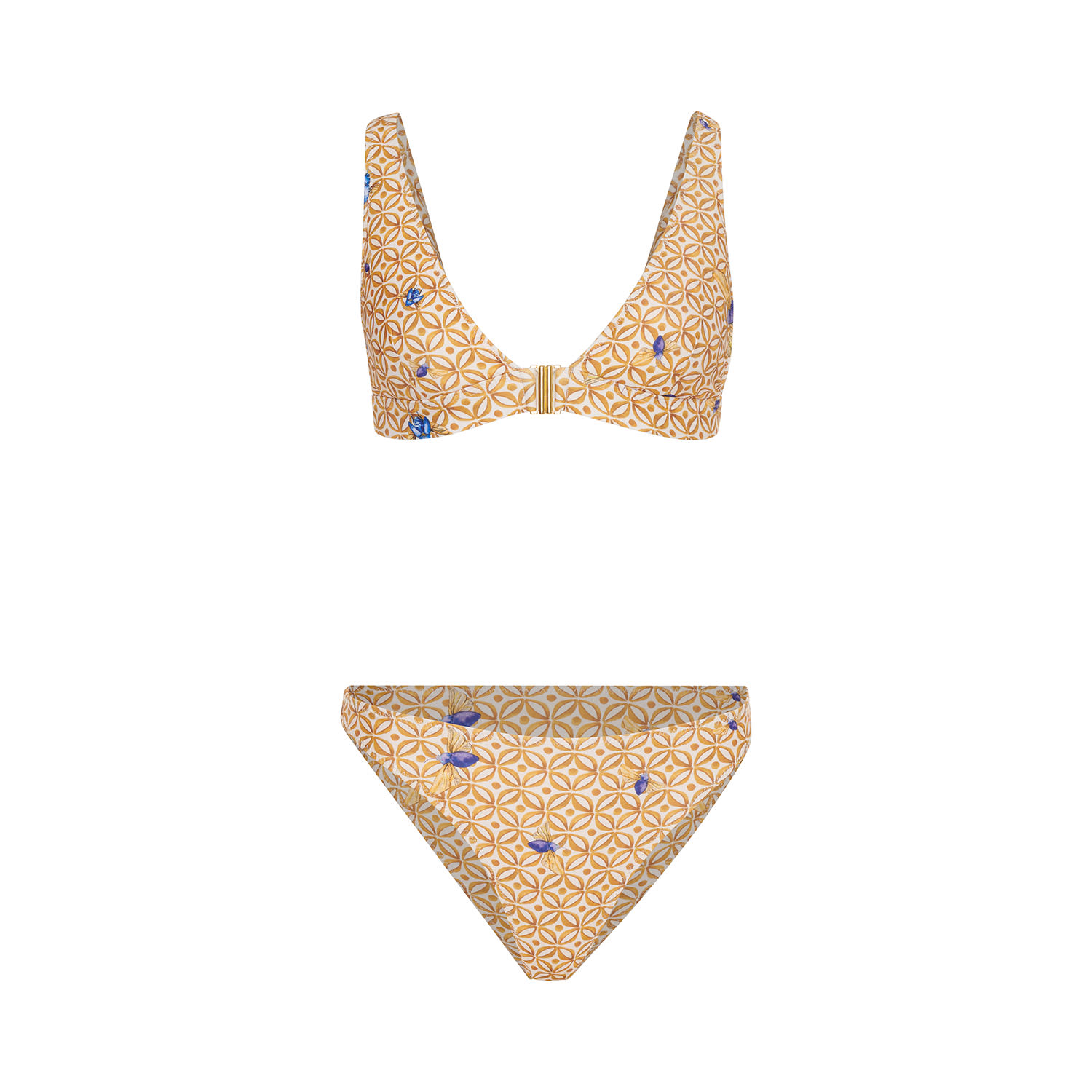 Pelso Women's Aster Bikini - Gold In Neutral