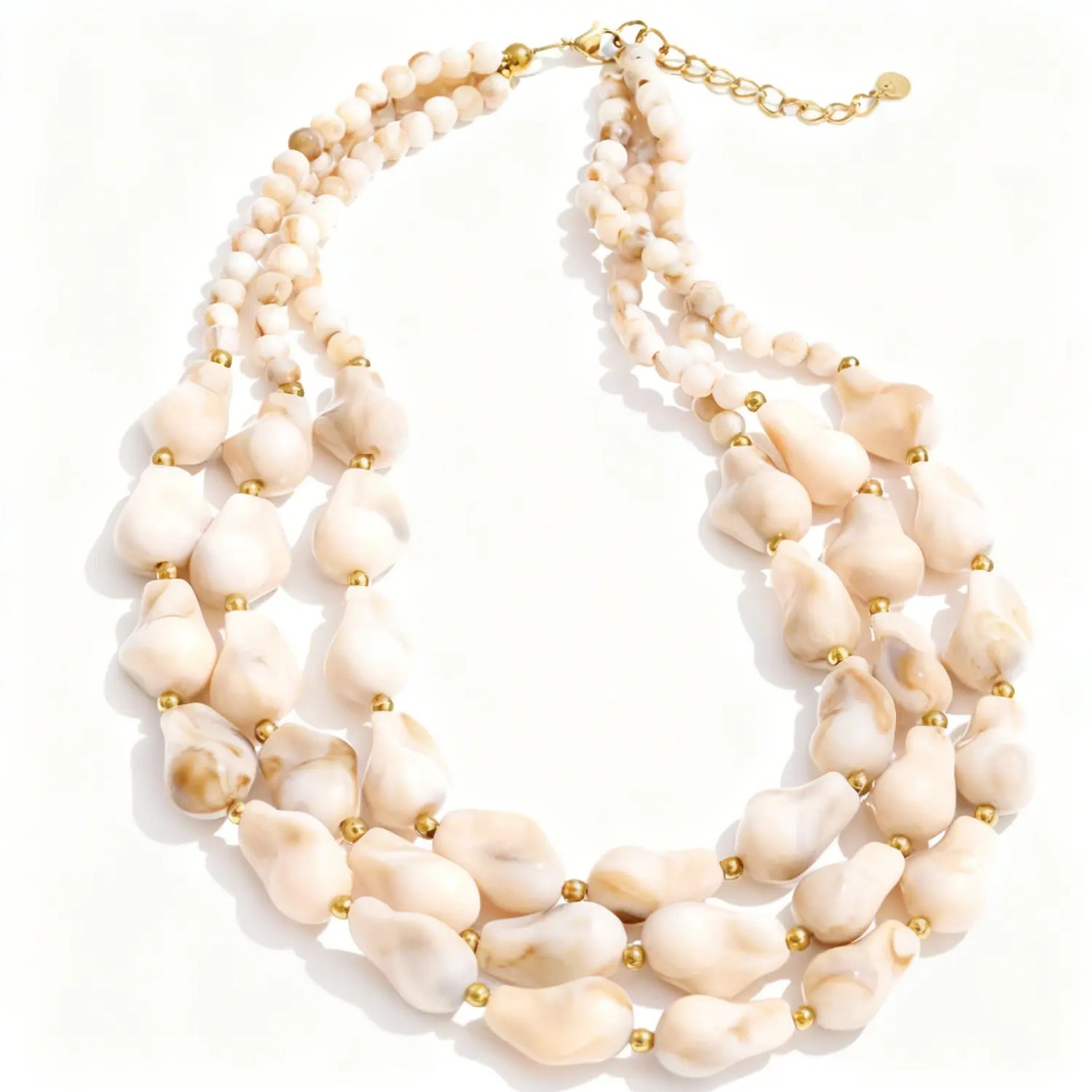 Hanah Jewellery Women's Neutrals Amandine Stainless Steel