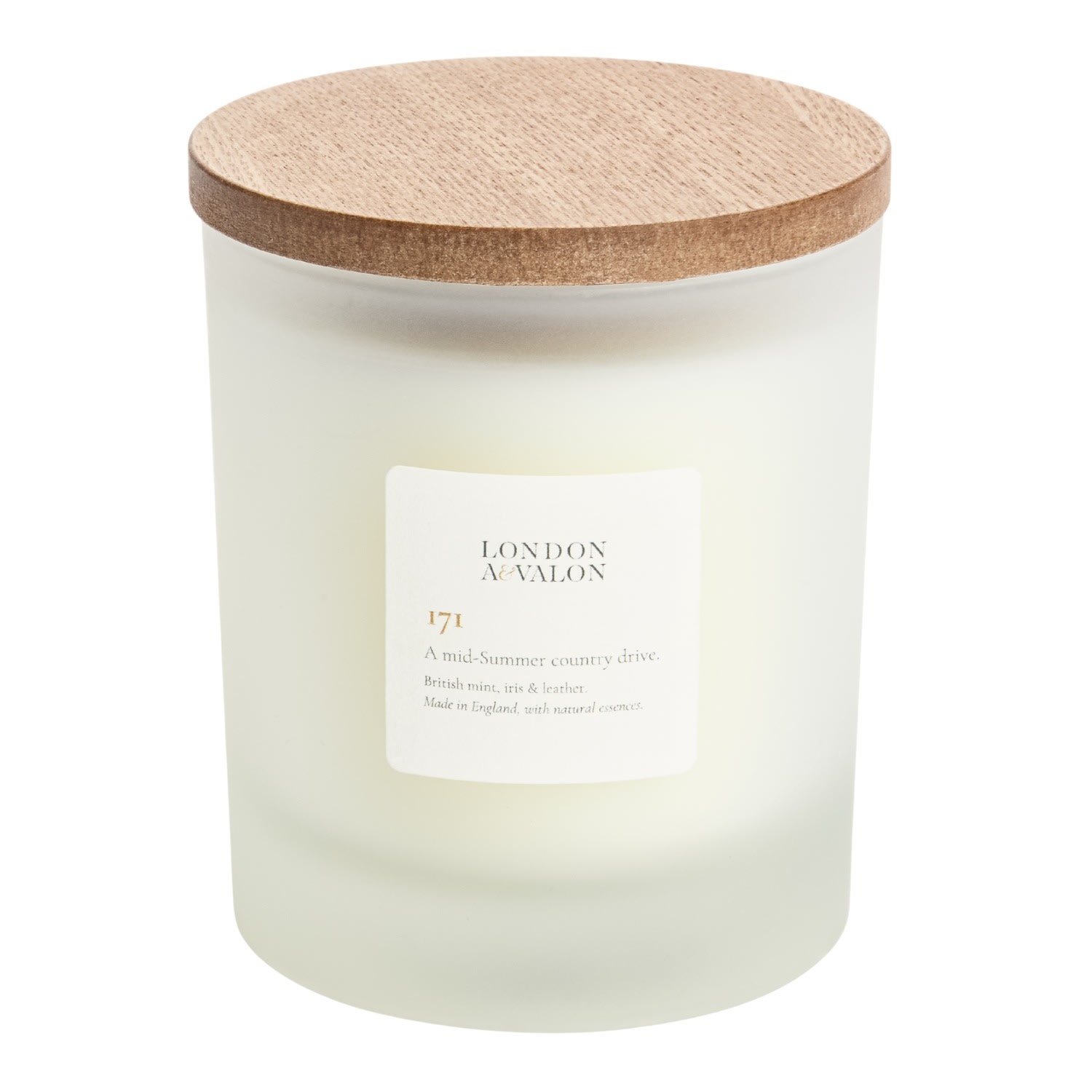 London & Avalon White Iris & Mint Candle