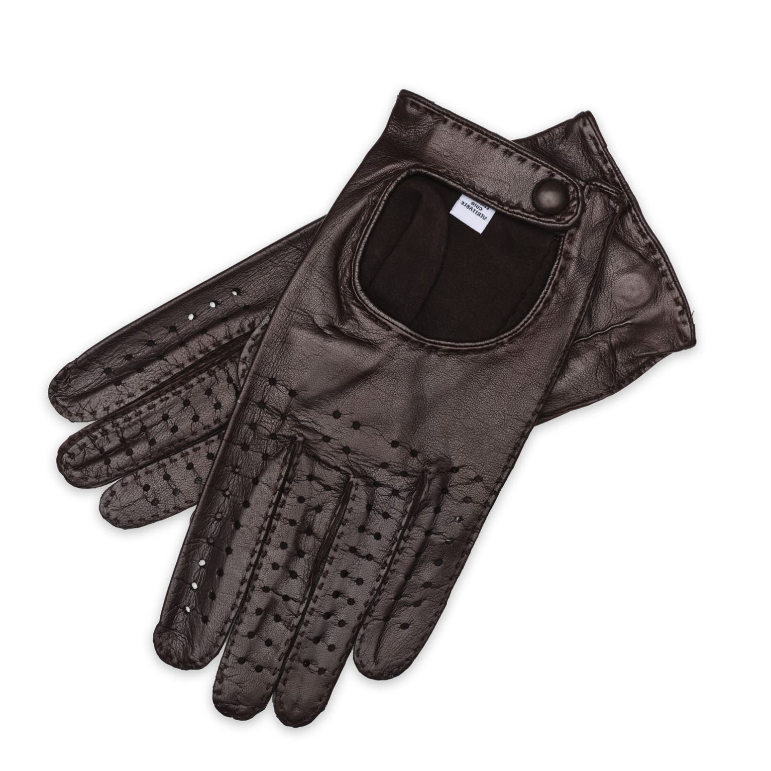 1861 Glove Manufactory Men's Brown Monza - Nappa Leather Driving Gloves For Man Tmoro In Brown