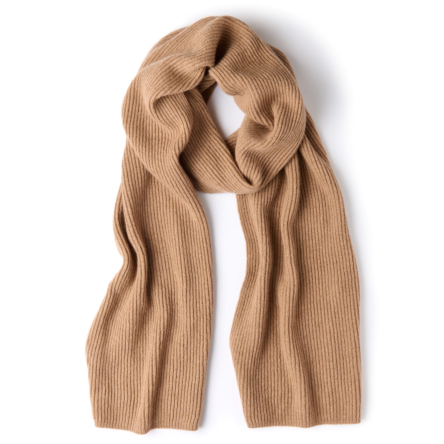 Ecova Brown Taupe Classic Cashmere Scarf - Men In Brown