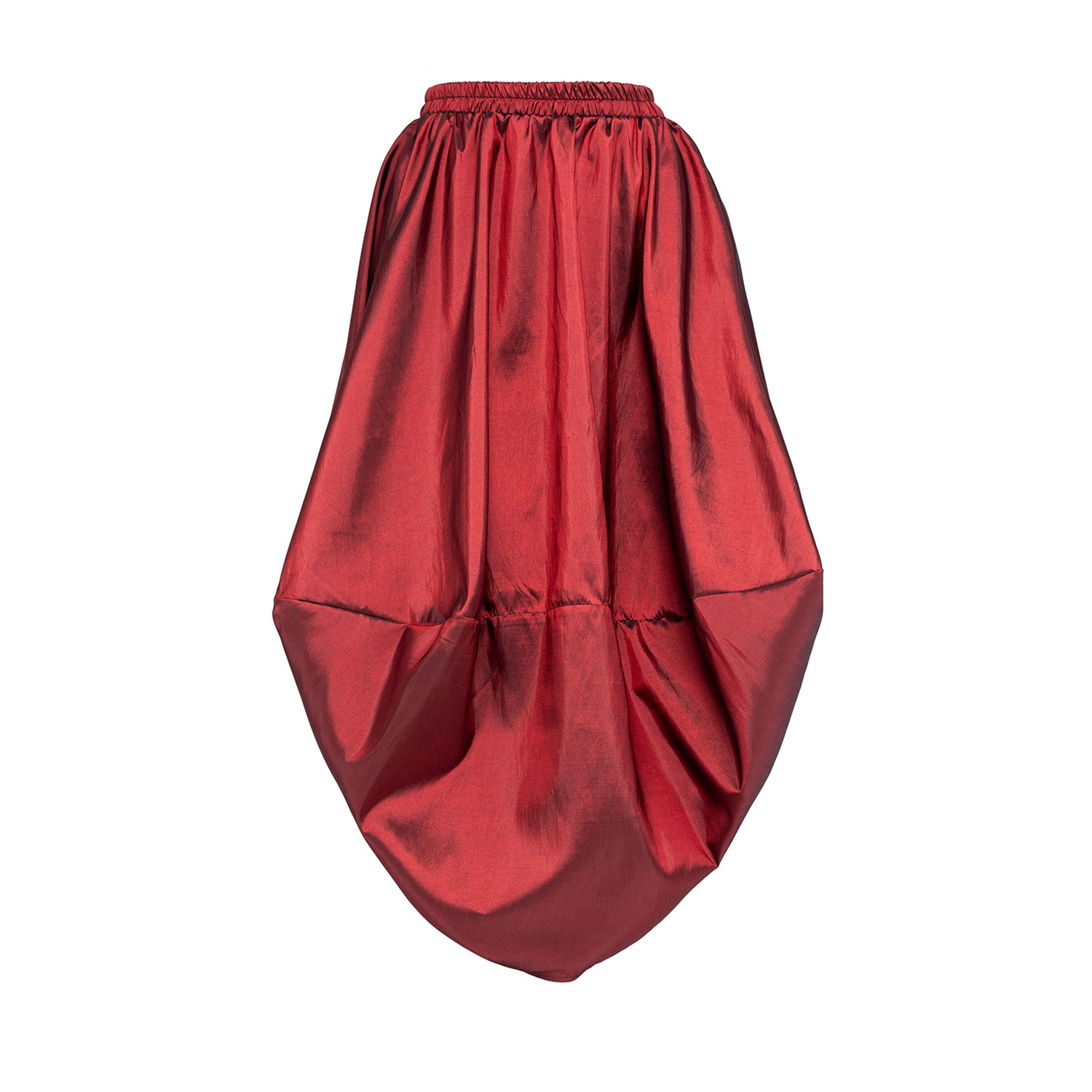 Women’s Balloon Skirt In Red Large Bianca Popp