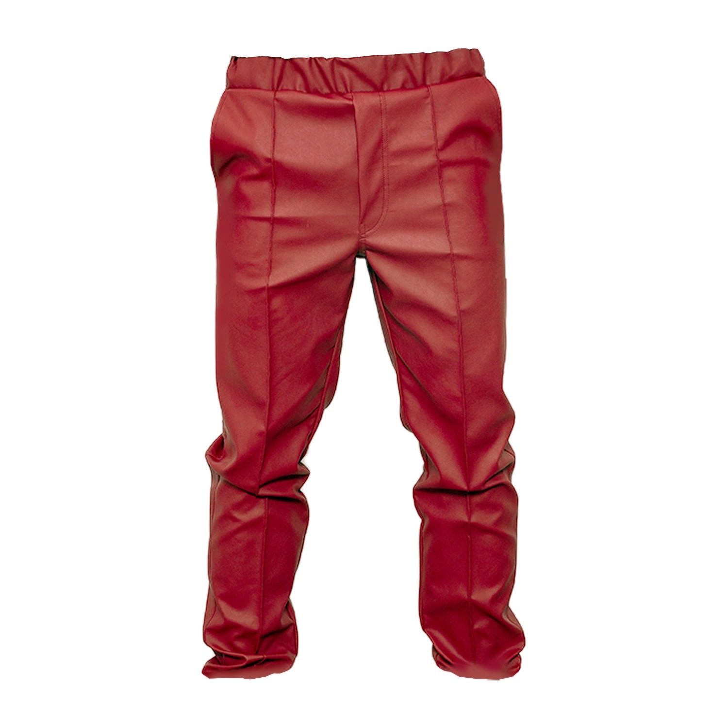 Maison Bogomil Red Maverick Men's Straight-leg Pants In Red