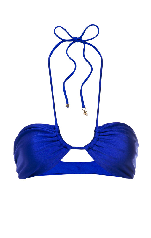Kamari Swim Women's Blue Tessa Bandeau - Indy In Blue