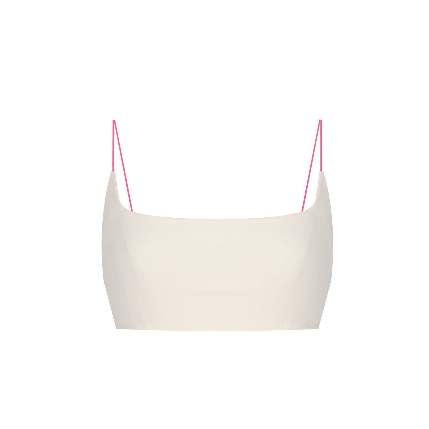Women's White Skinny Bra - Vanilla | Medium | Yorstruly