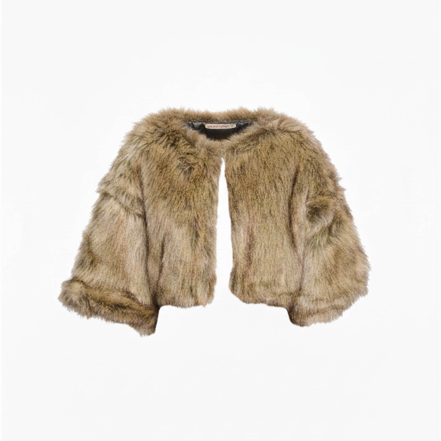 Love And Nostalgia Women's Brown Little Fur Coat In Brown