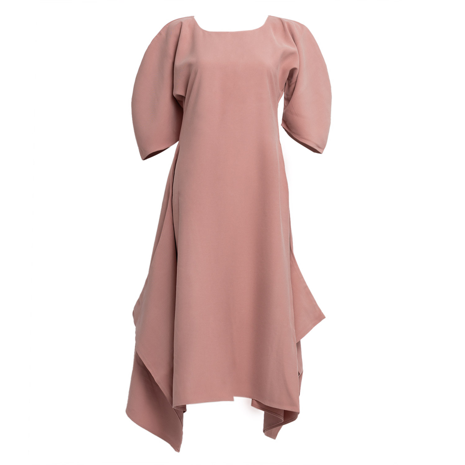 Women's Puff Dress With Flaps In Soft Pink | Extra Small | Bianca Popp