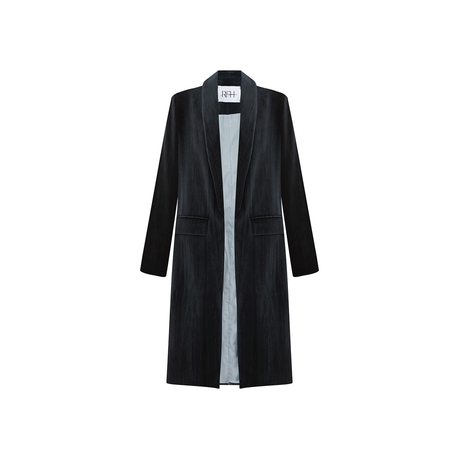Roqaia Fashion House Women's Midnight Grey  Blazer In Grey