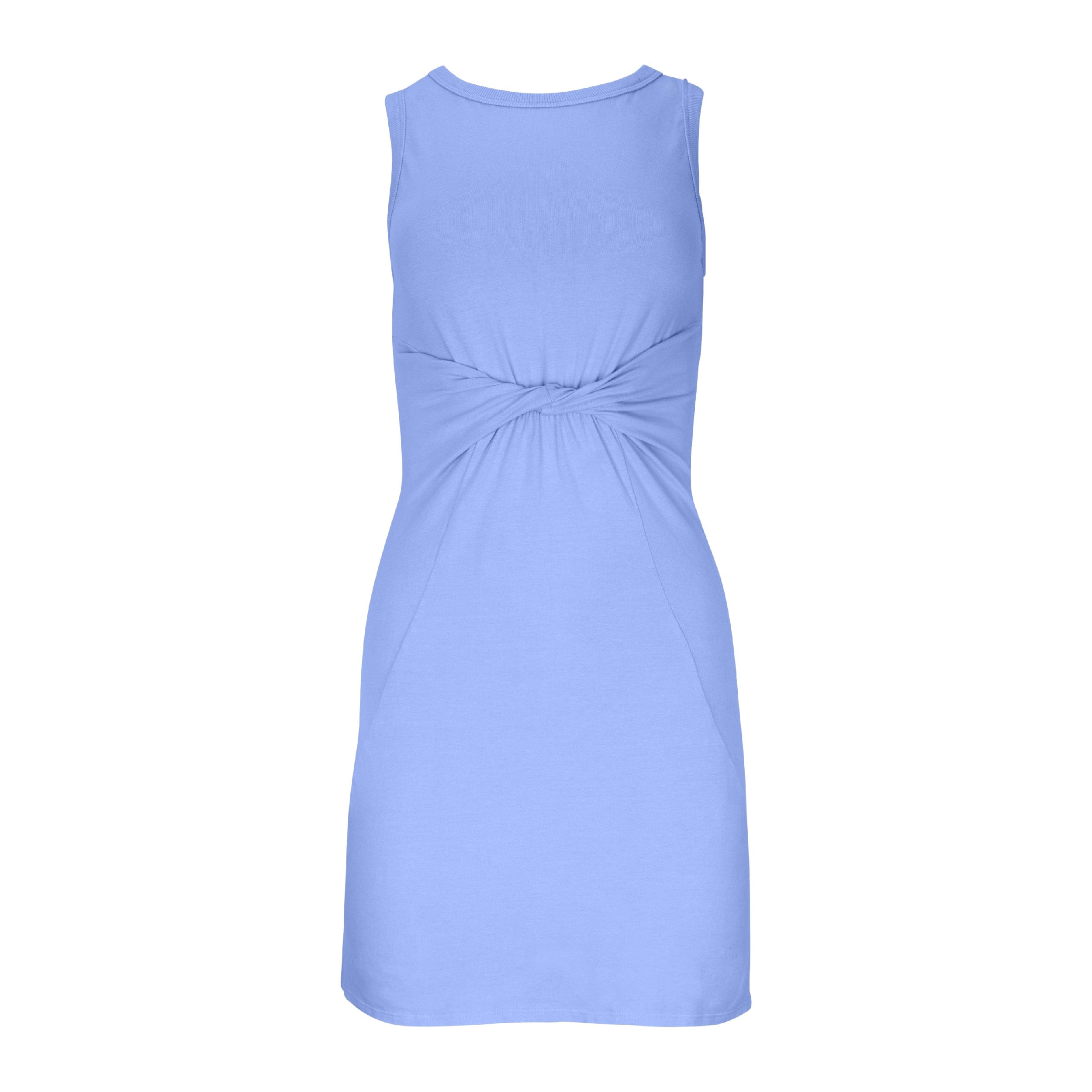 Lezat Women's Gigi Organic Cotton Twist Dress - Glacier In Blue