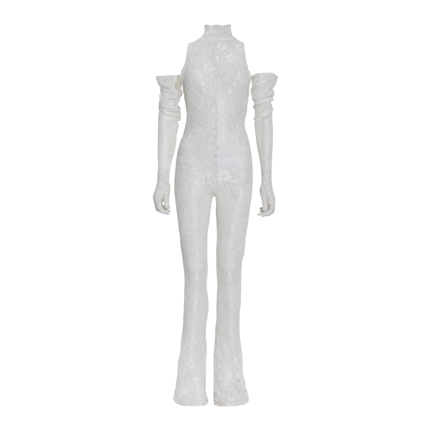 Sarah Regensburger Women's White Summer Catsuit In White