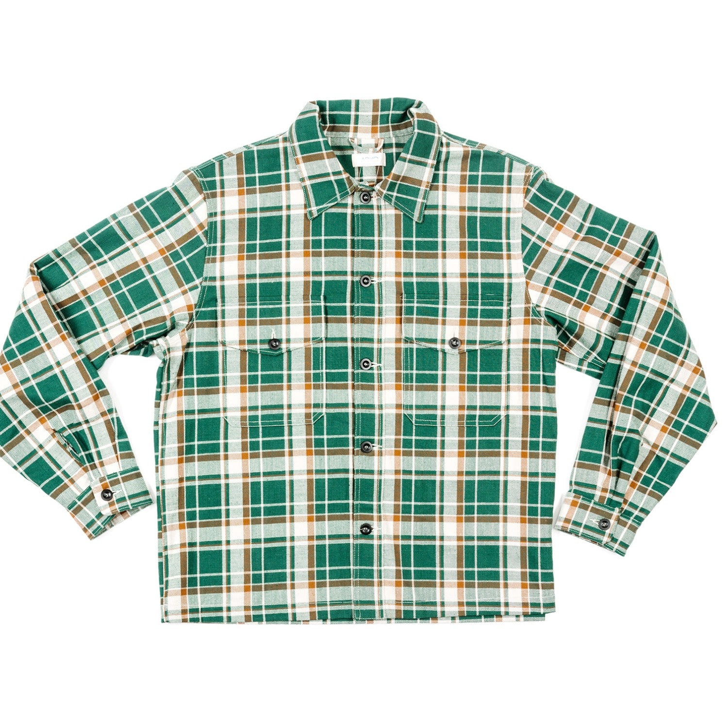 Ariko Men's Green / Brown Green/brown Bucky Flannel Overshirt In Green/brown