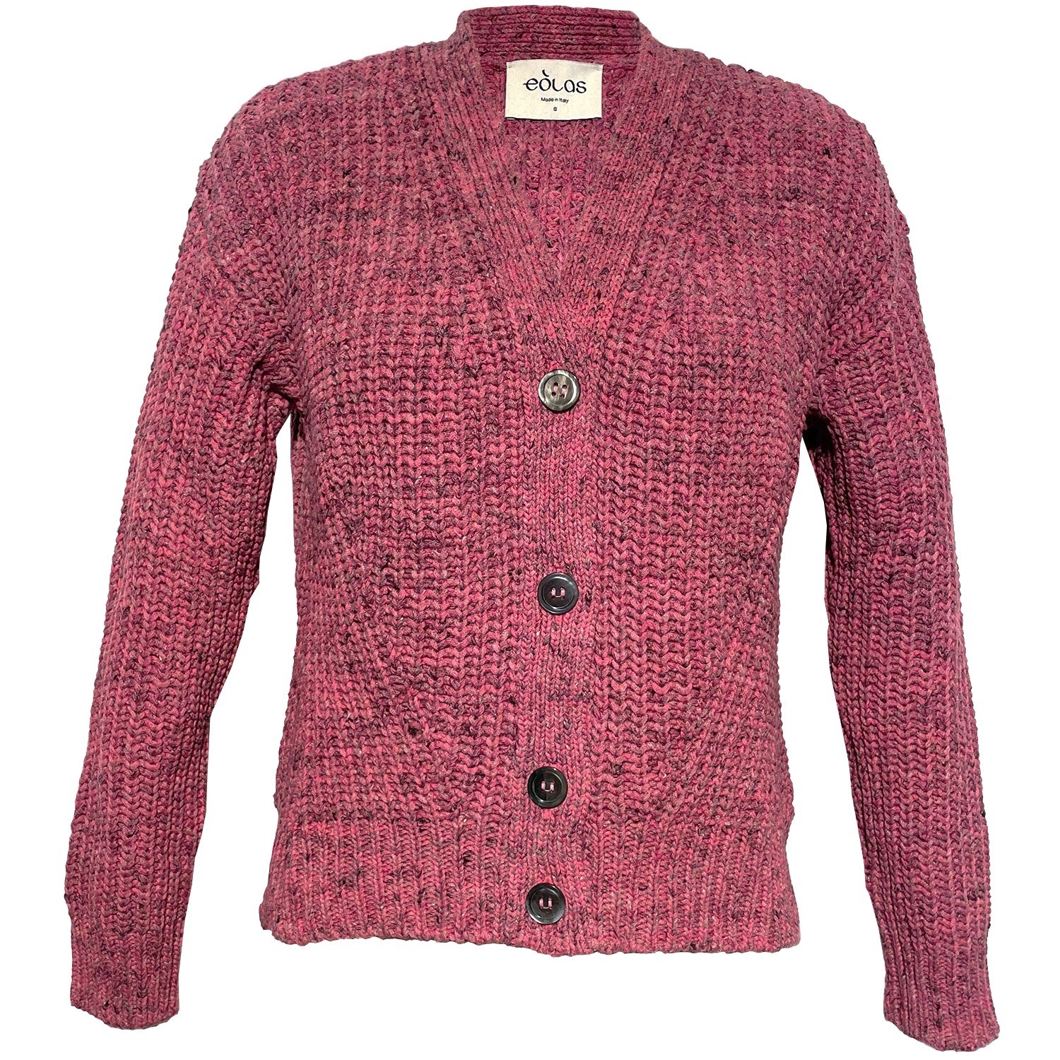 Women’s Pink / Purple Mireille Cardigan In A Recycled Cotton Blend Extra Small Eolas