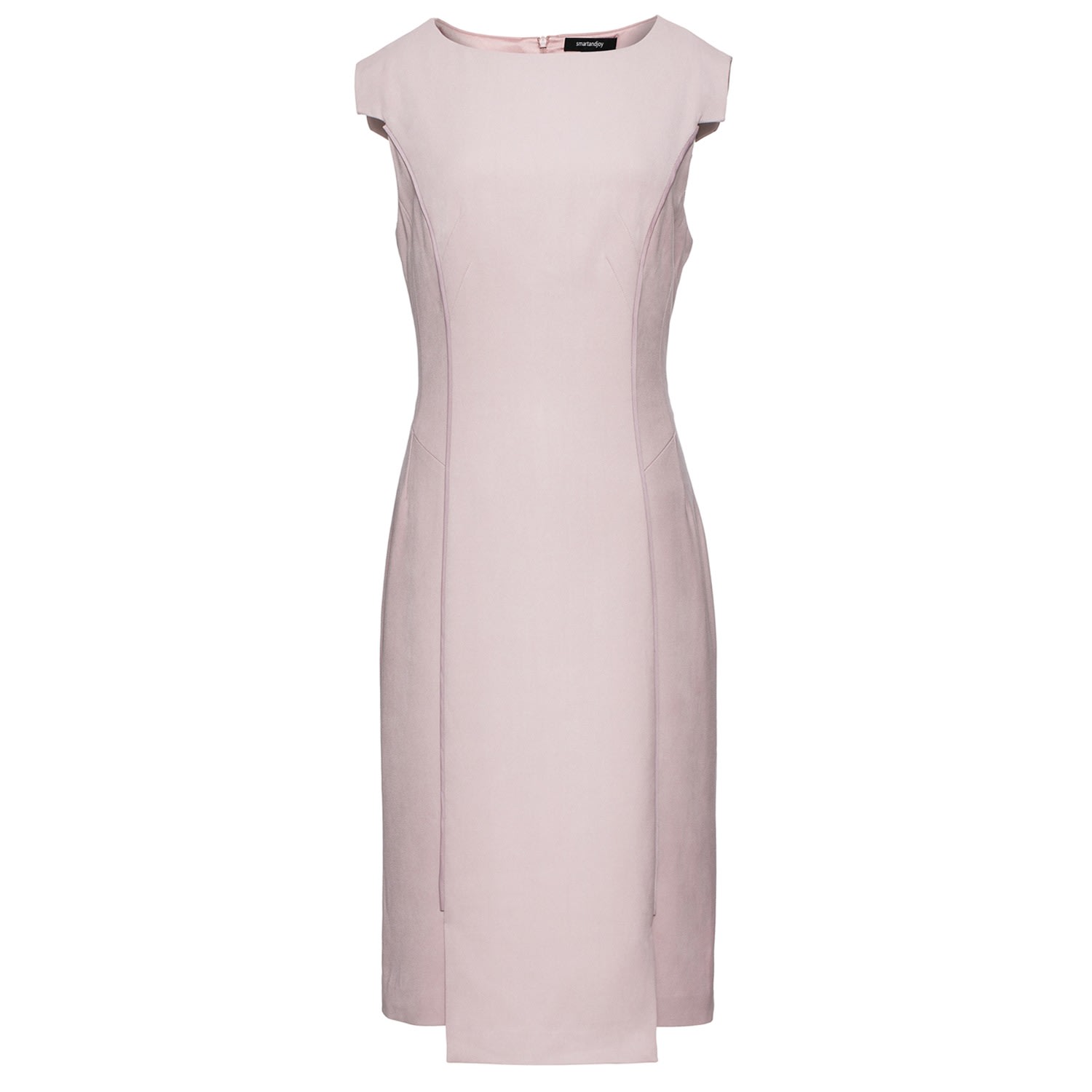 Smart And Joy Women's Pink / Purple Structured Sleeveless Dress In Pink/purple