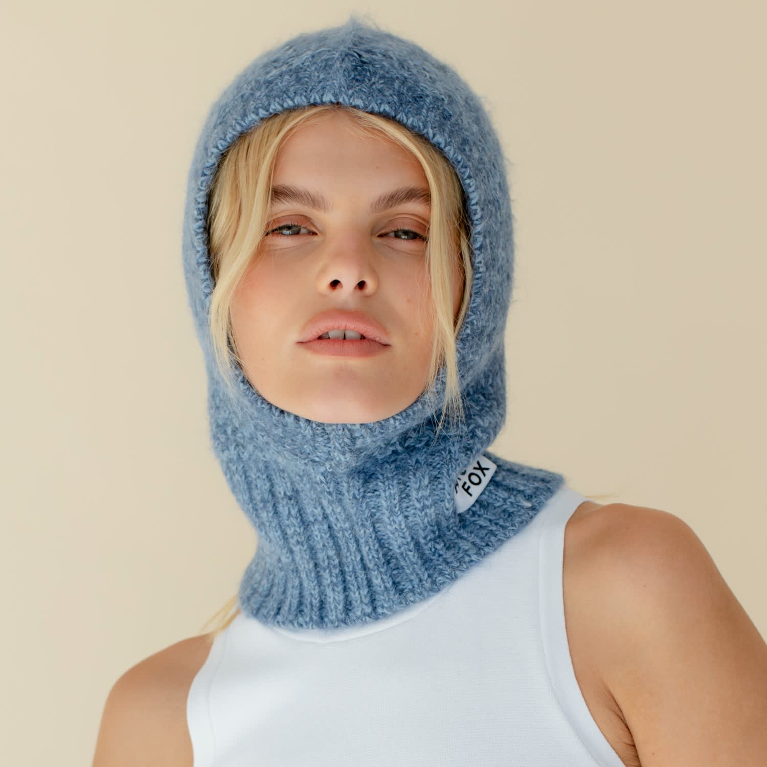 The Alpaca Balaclava Hood - Glacial Lake Blue | Arctic Fox & Co