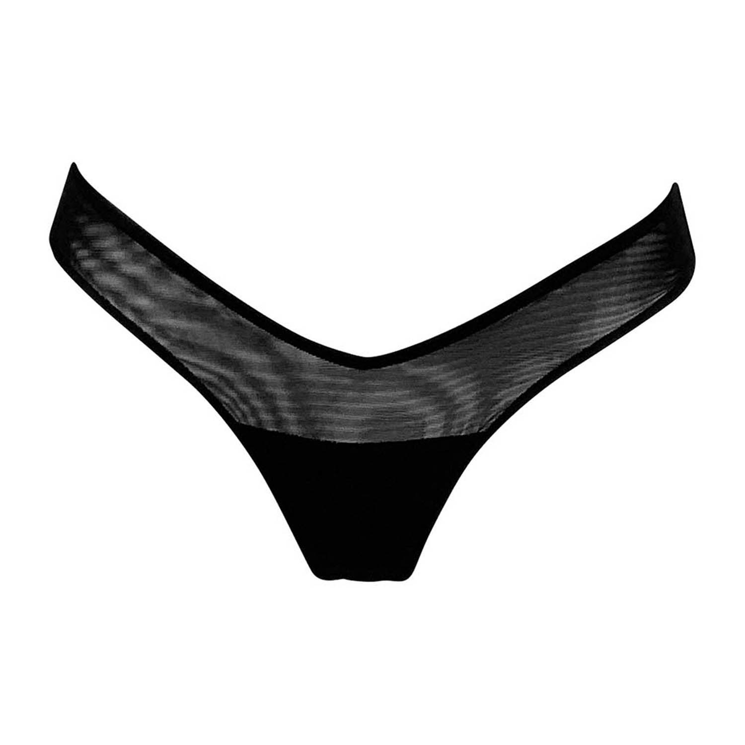 I.D. Line V-thong, Nude Mesh Thong