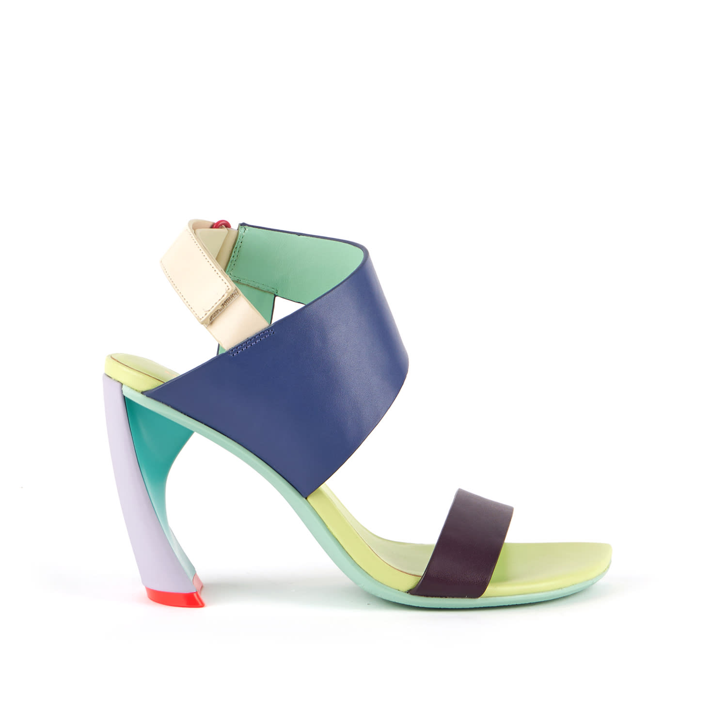United Nude Zuma Sandal Mid In Blue/green