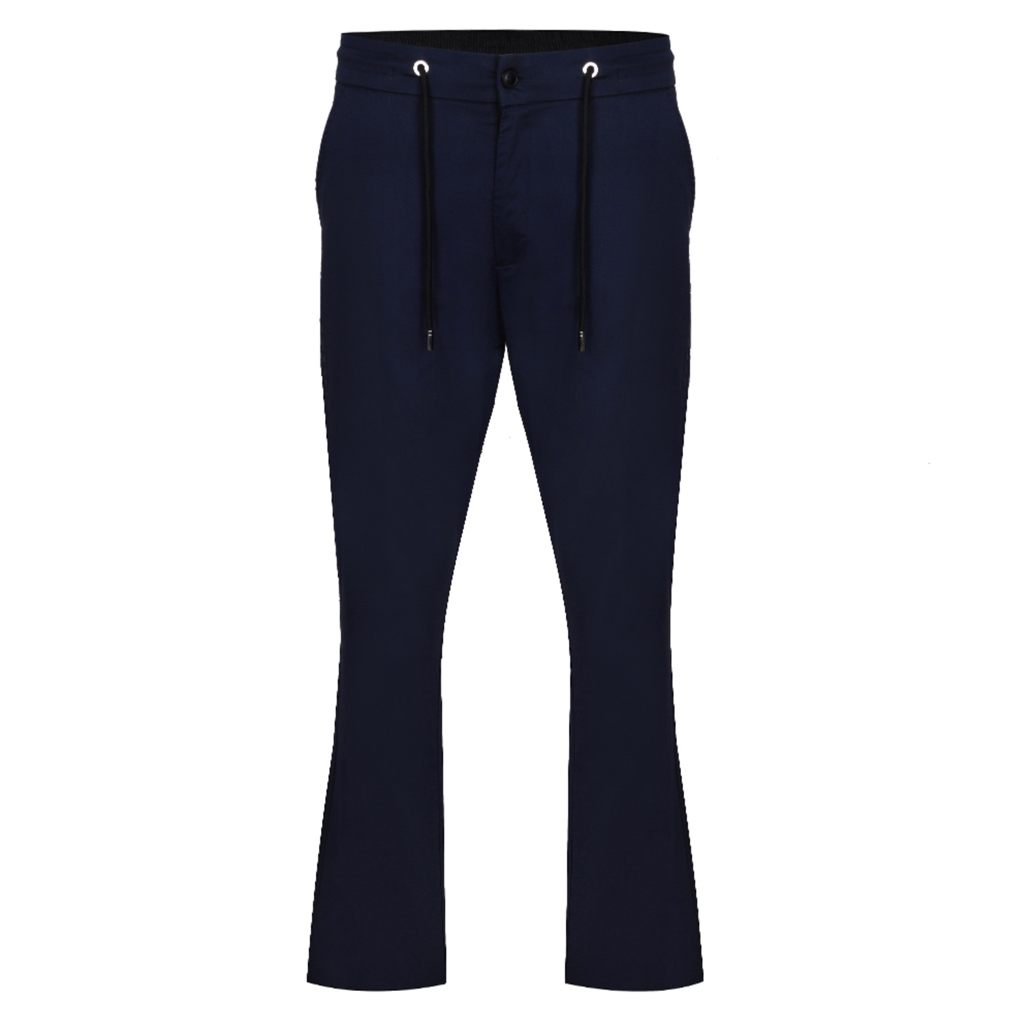 David Wej Men's Blue Loose Fit Chinos - Navy In Blue