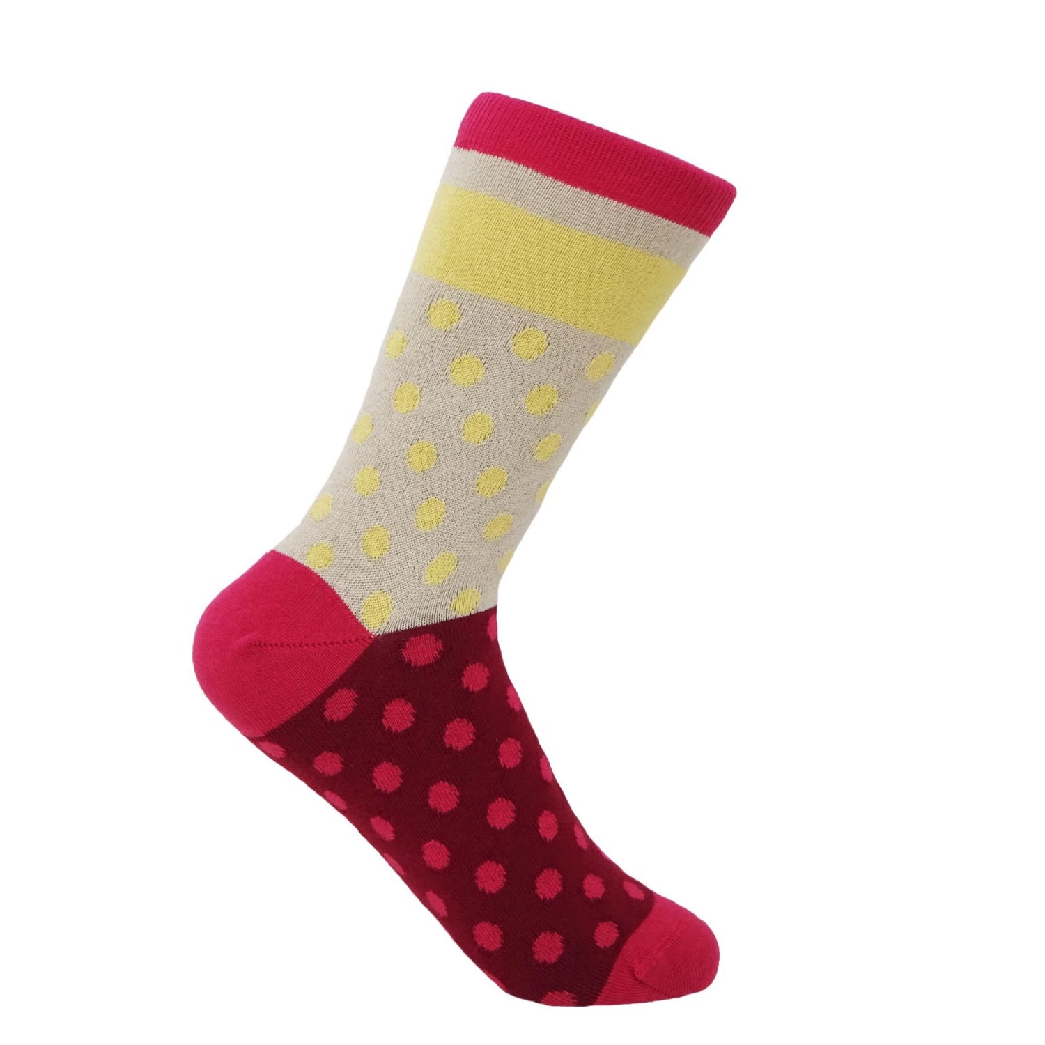 Peper Harow - Made In England Grey Wine Katherine Women's Socks In Grey