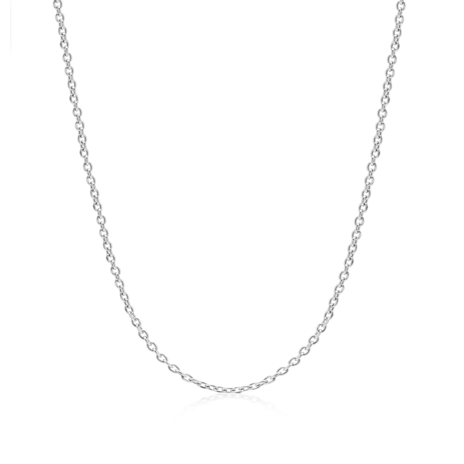 Silver Men’s Stainless Steel Cable Chain Nialaya